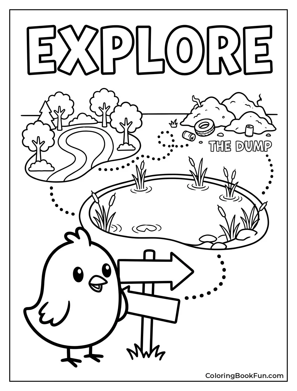 Map of Park Pond and Dump
