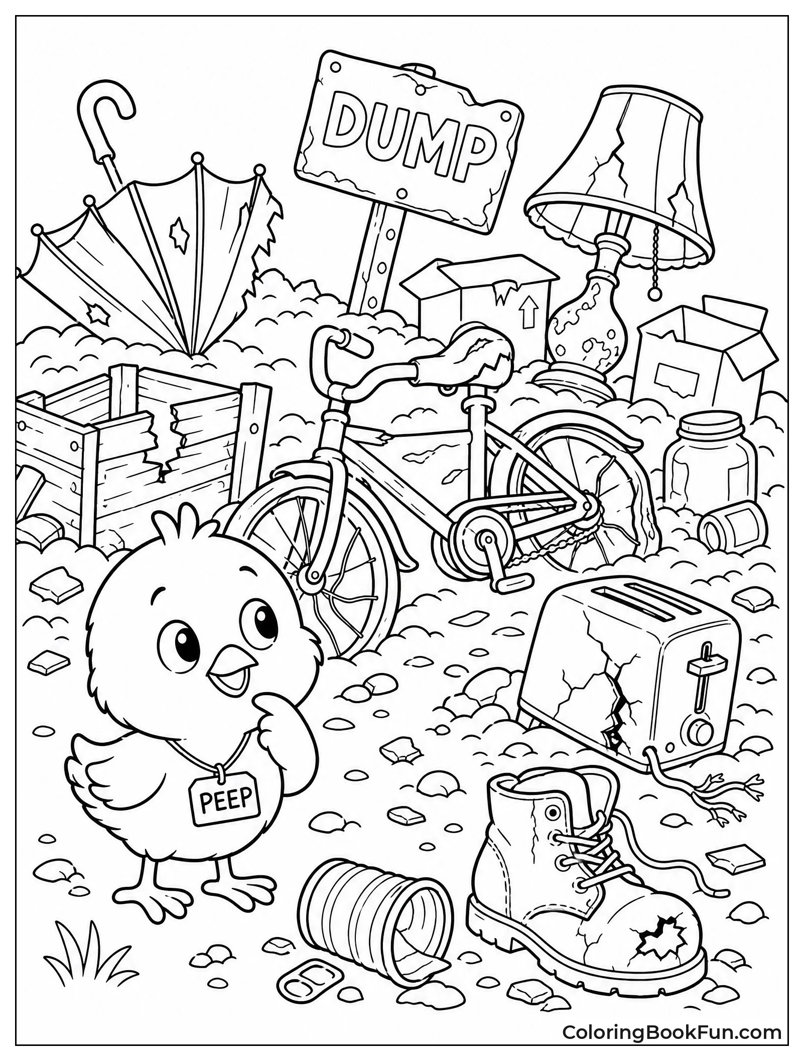 Interesting Objects Under Junk Pile