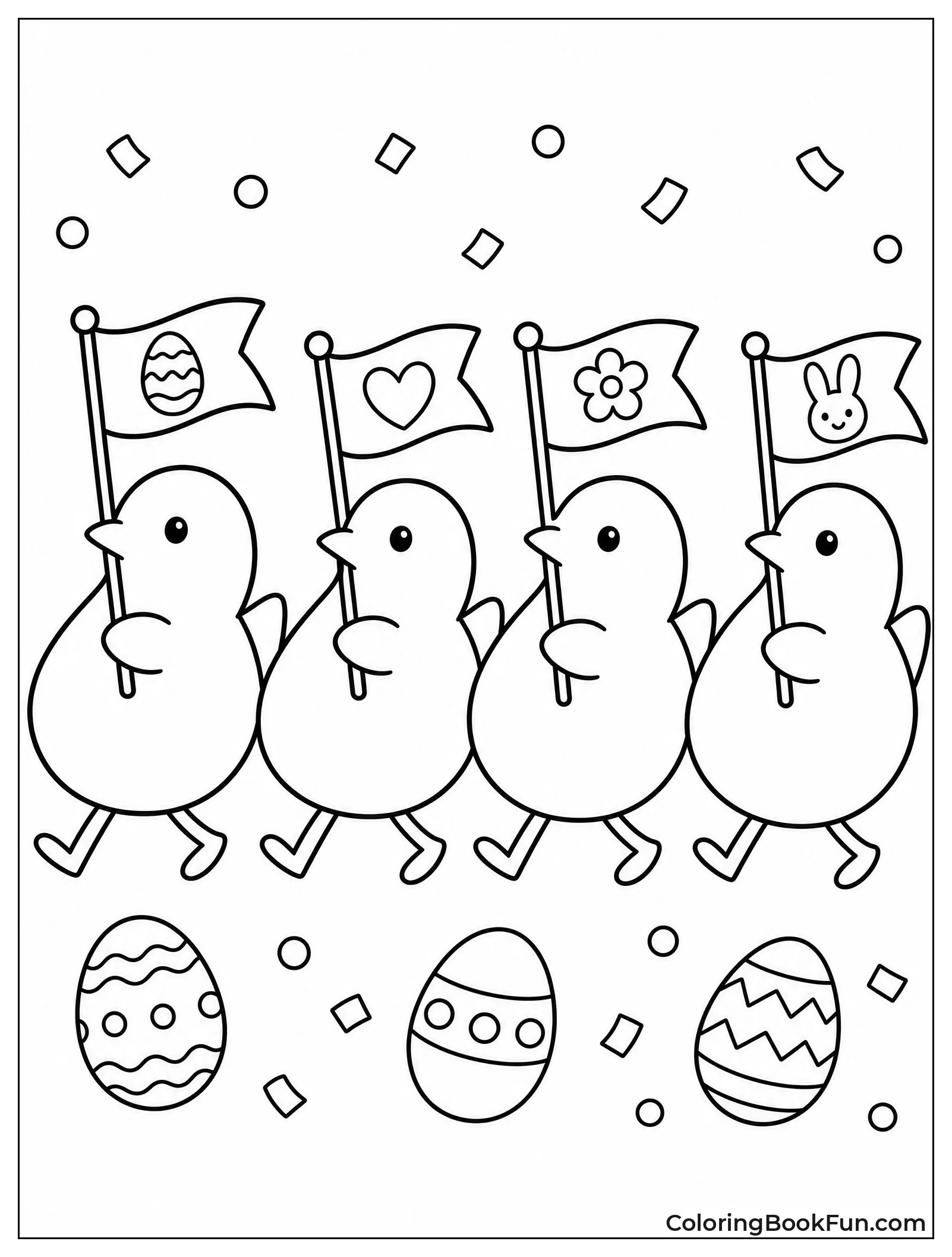 Marching Peeps in Easter Parade