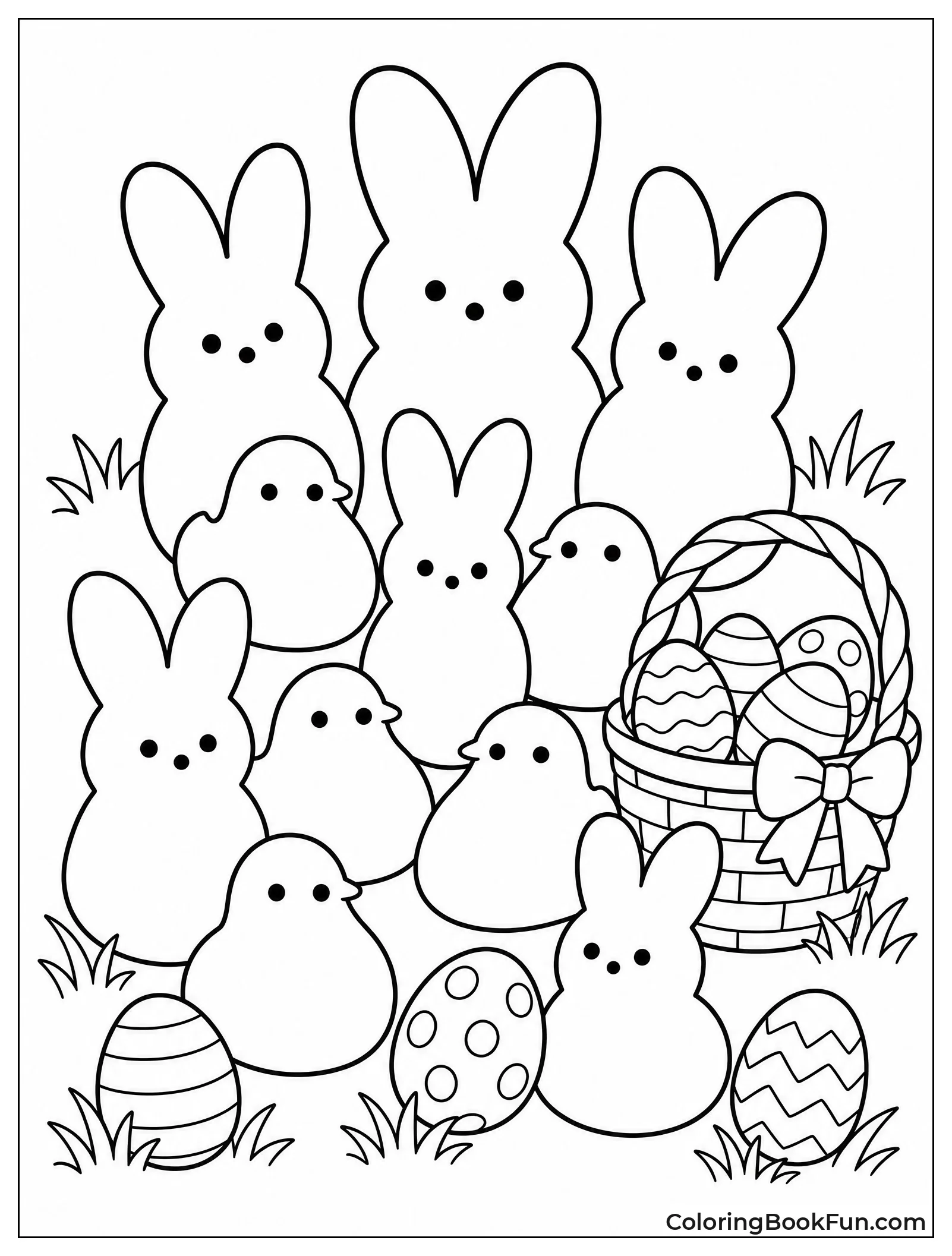 Big Peep Family Gathering Together