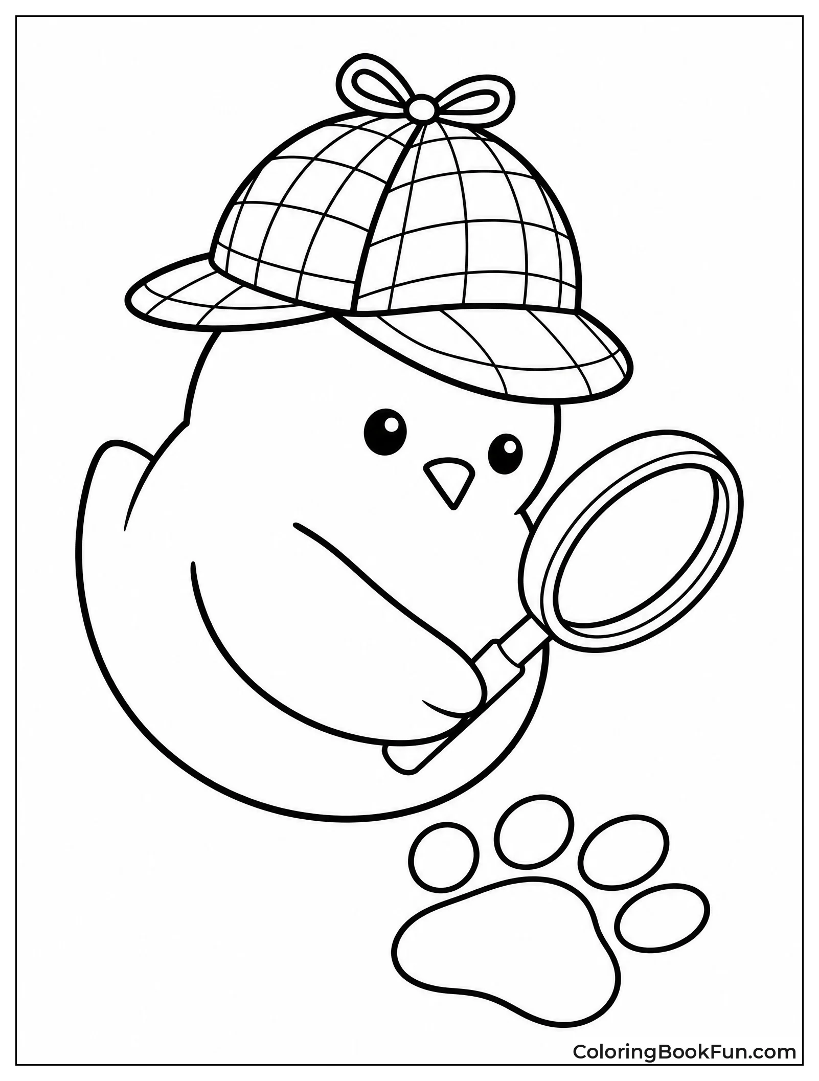 Peep Detective Finding Paw Print