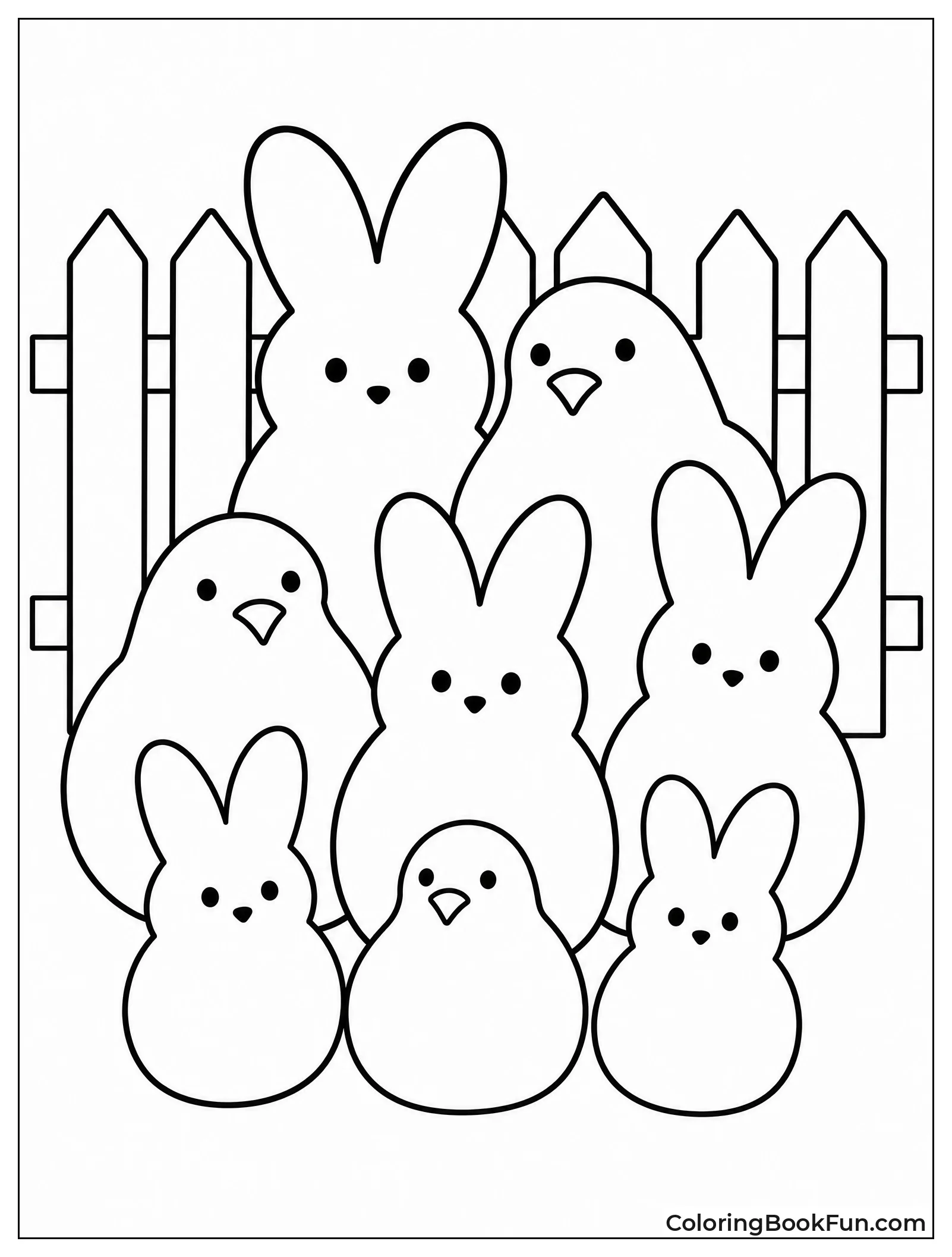 Peep Family Posing for Portrait