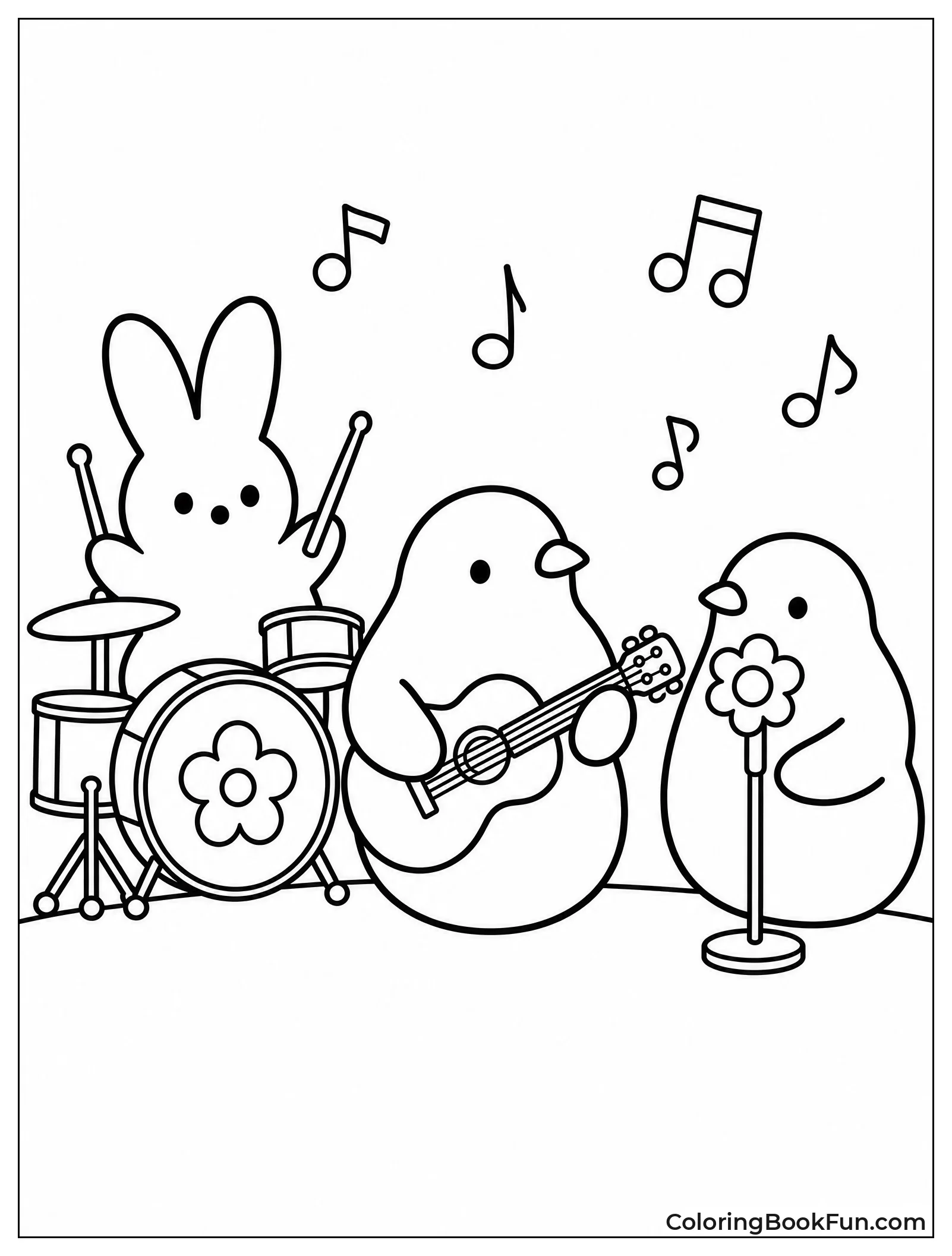 Peep Band Playing Fun Music