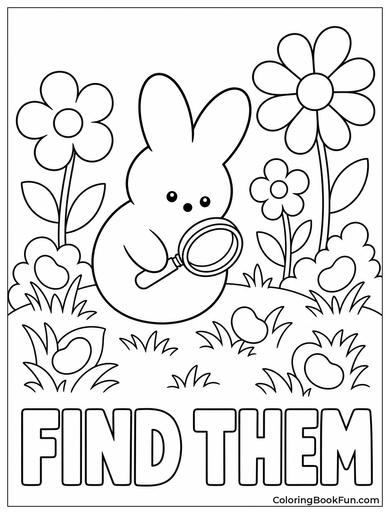 Bunny Hunting Hidden Jellybeans