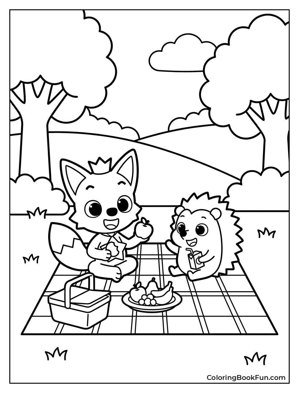 Picnic Snacks in Wonderville Park