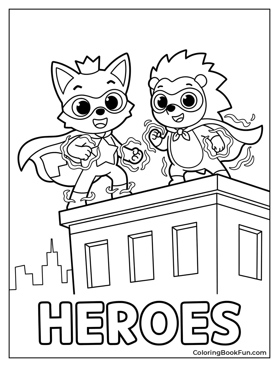 Superheroes Glow with Magic Powers