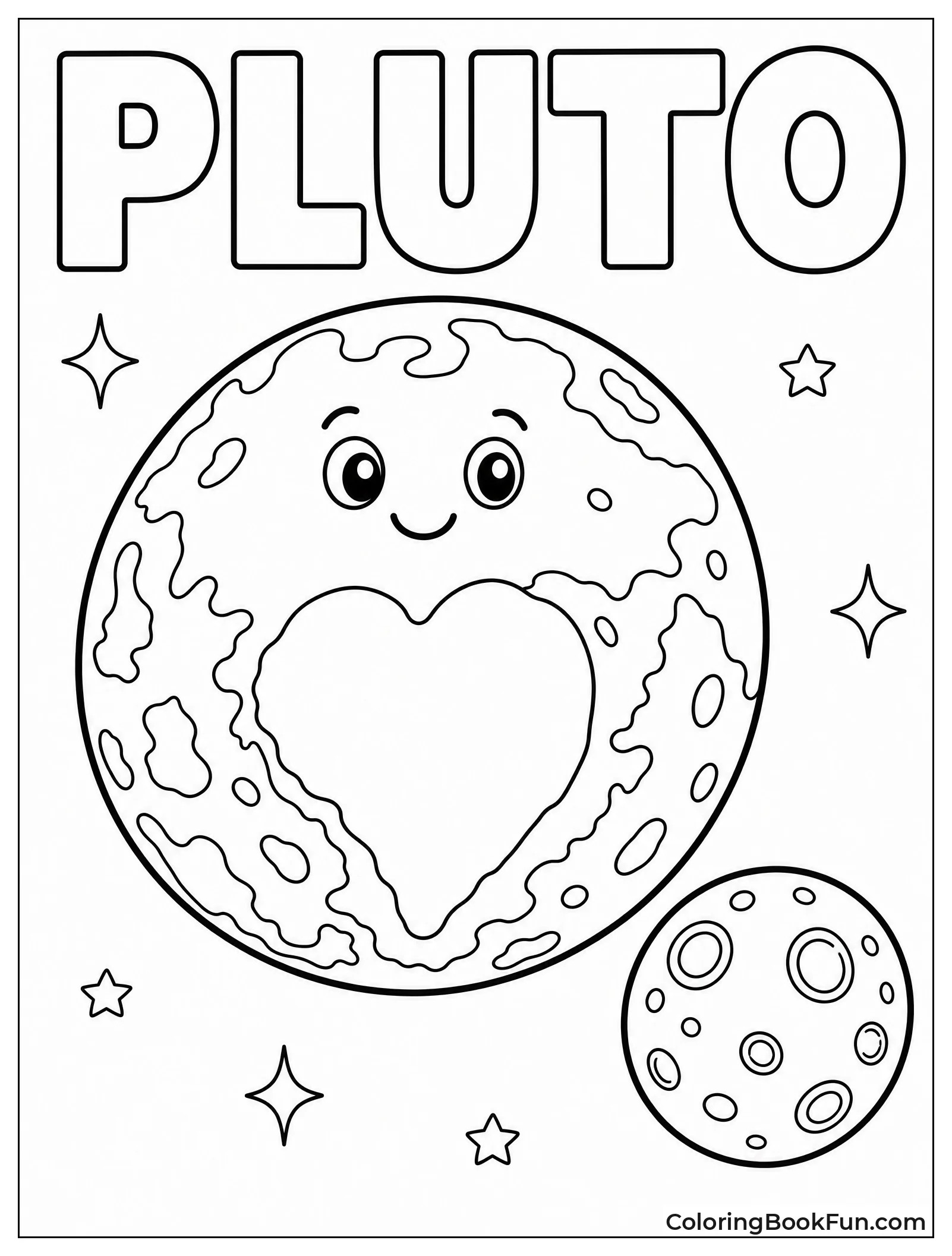 Pluto And Its Moon Charon