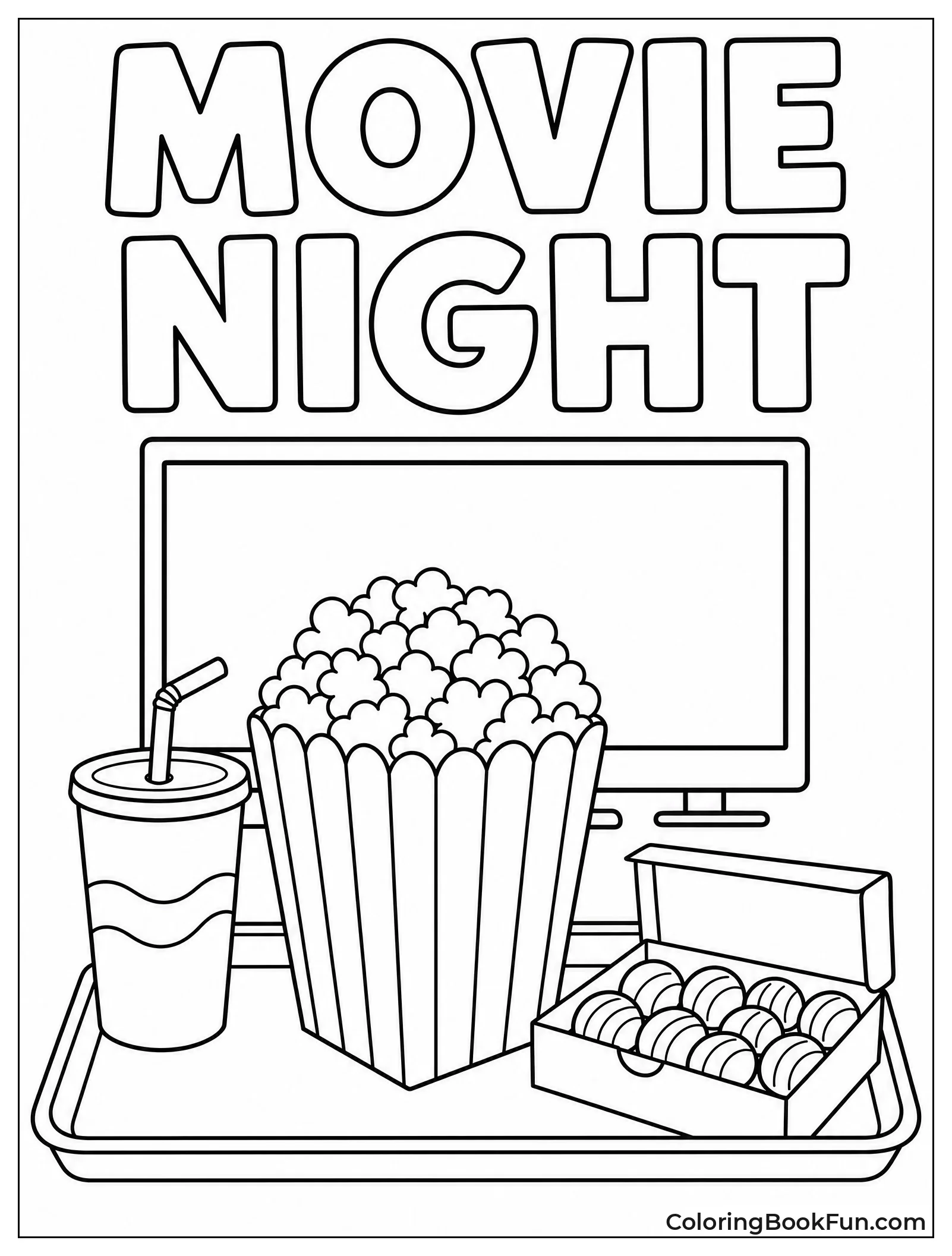 Popcorn Tub with Soda