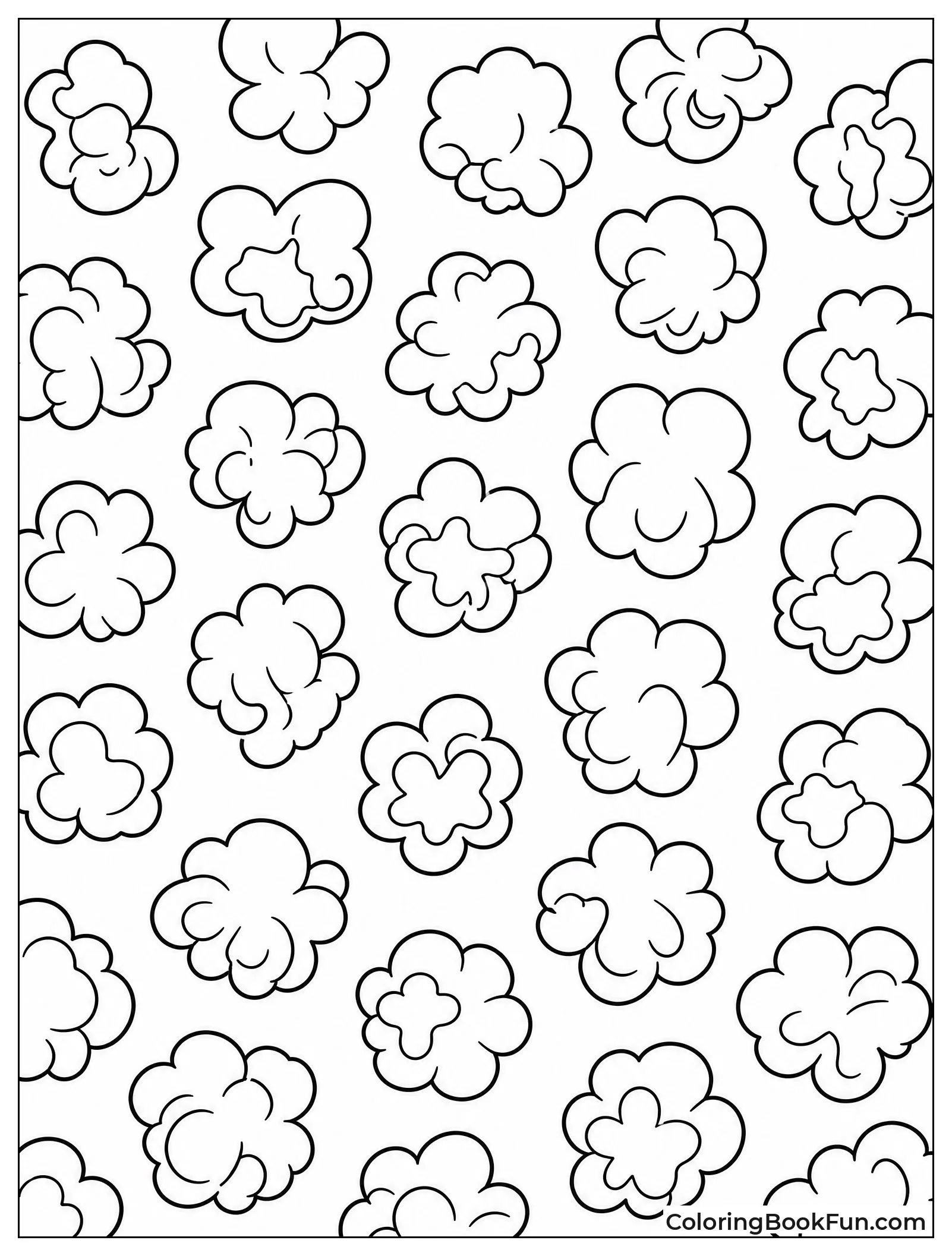 Repeating Popcorn Kernel Pattern