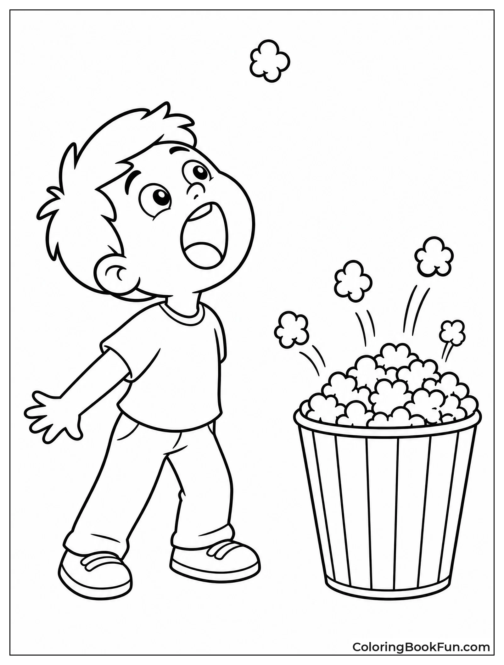 Child Catching Falling Kernel