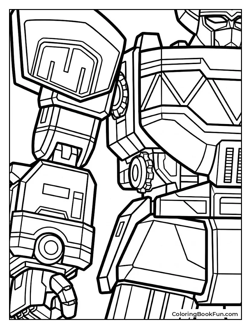 Close Up of Megazord Armor