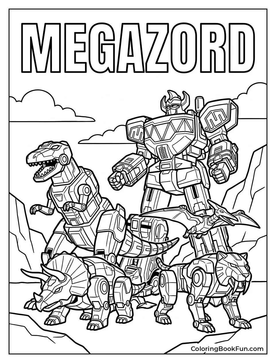 Zords Join to Form Megazord