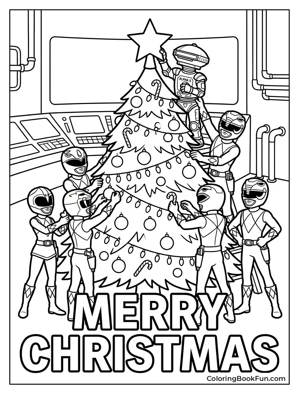 Rangers Decorate Giant Christmas Tree