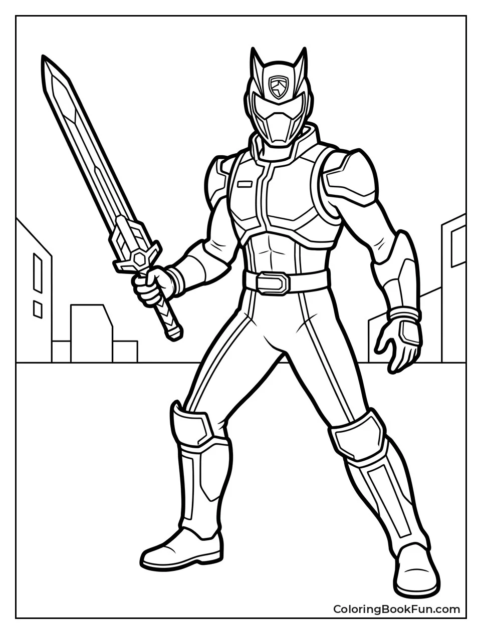Shadow Ranger Holds Glowing Sword