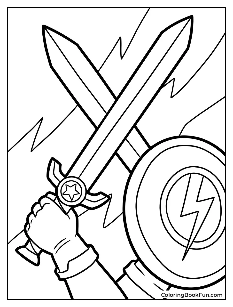 Sword and Shield Wait for Battle