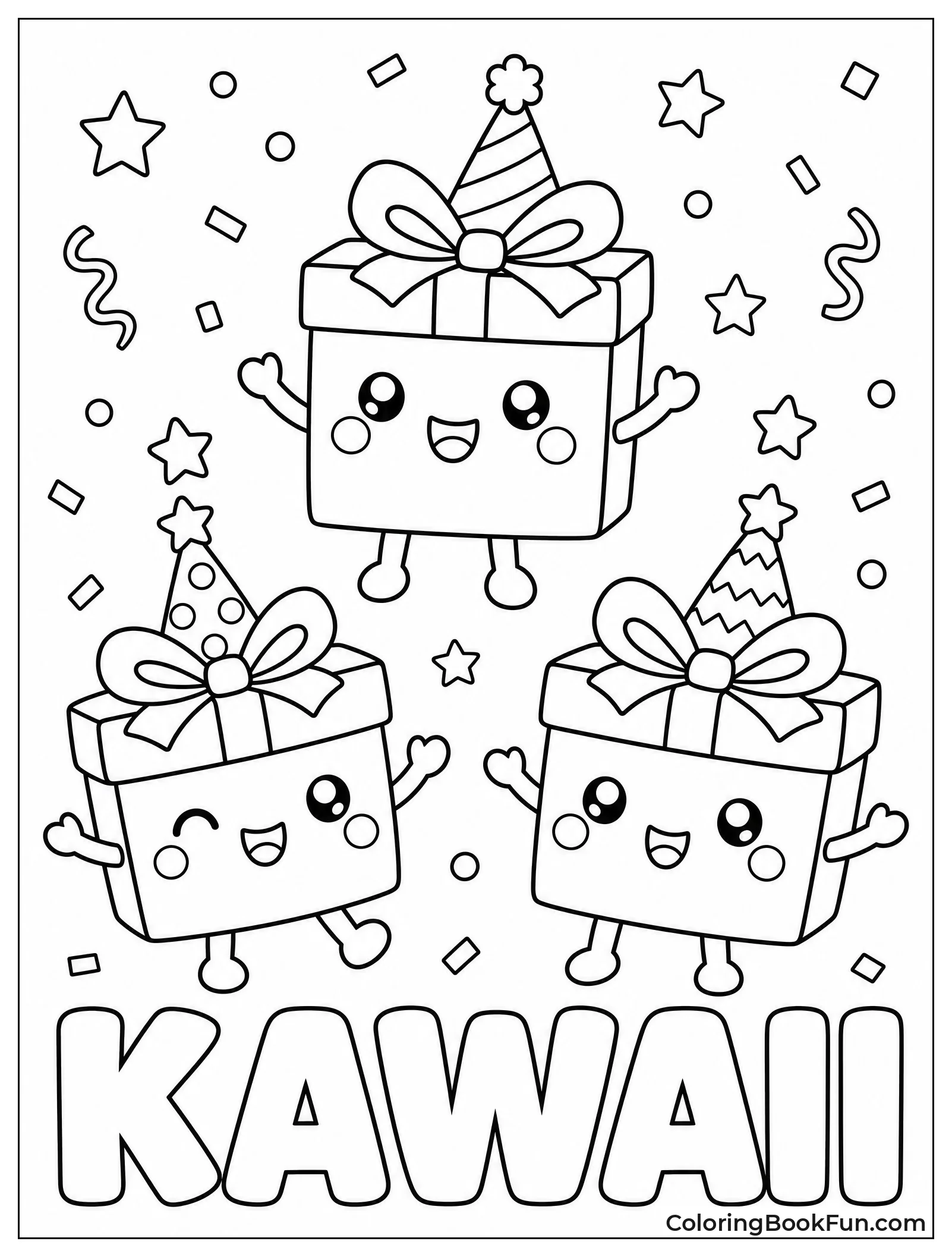 Cute Gift Boxes with Faces