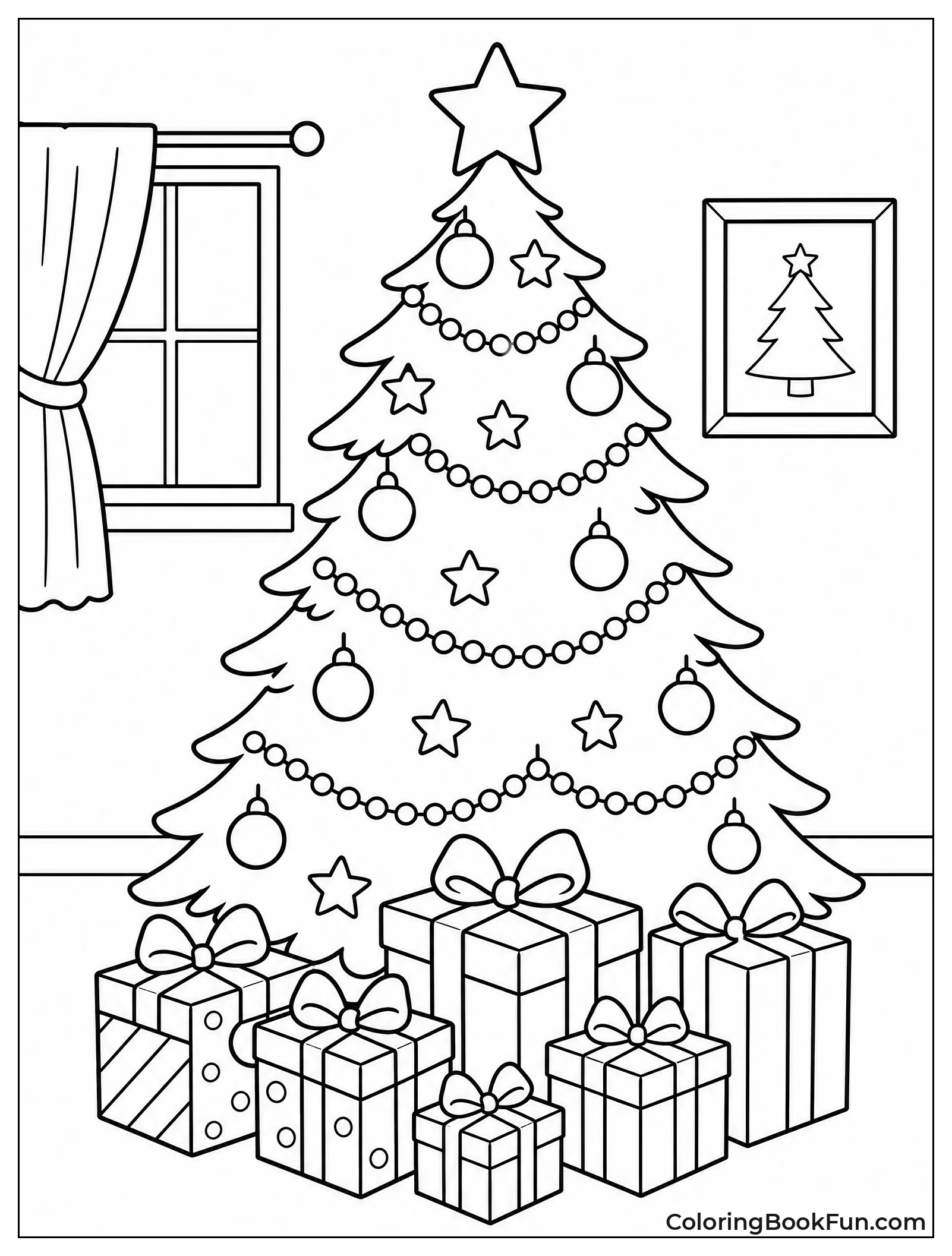 Presents Under a Christmas Tree