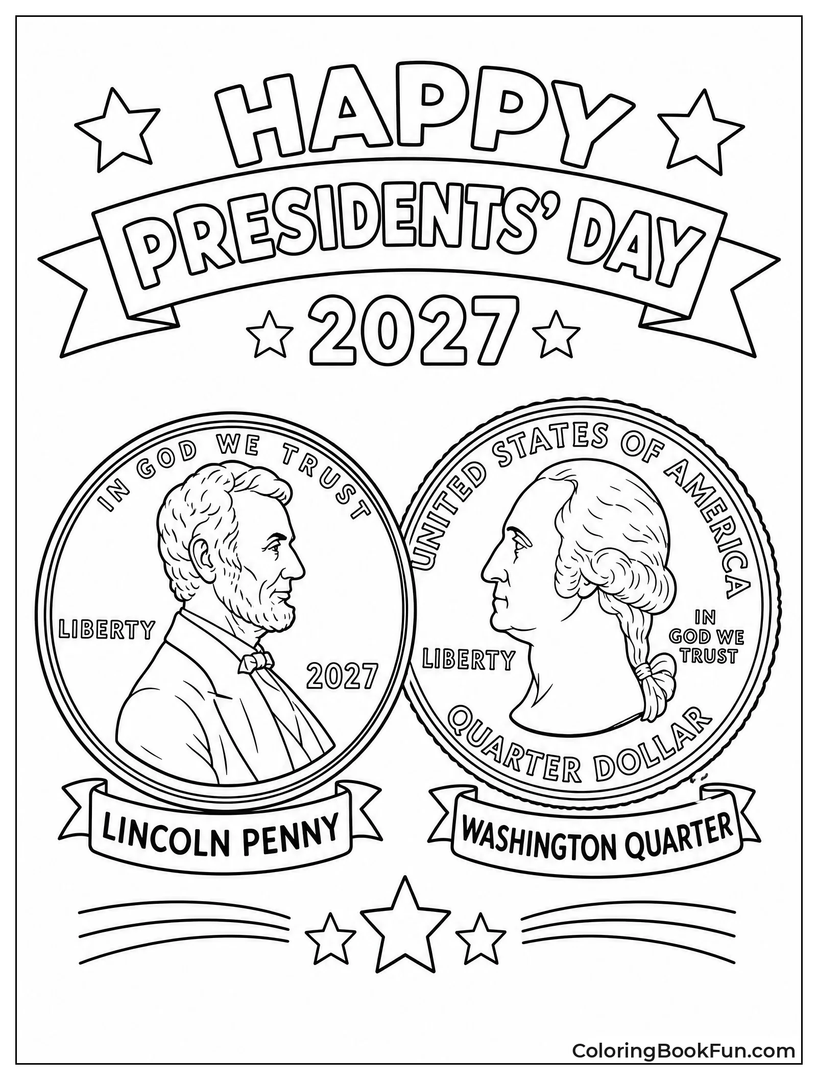 Lincoln Penny and Washington Quarter