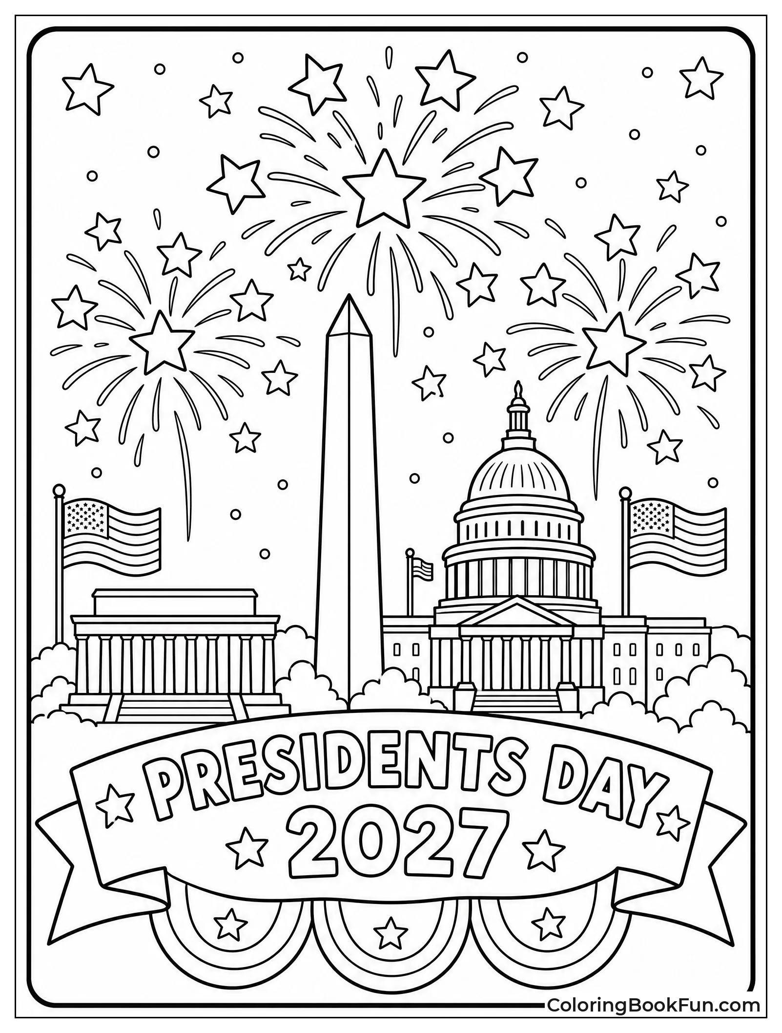 Fireworks Over Washington D C