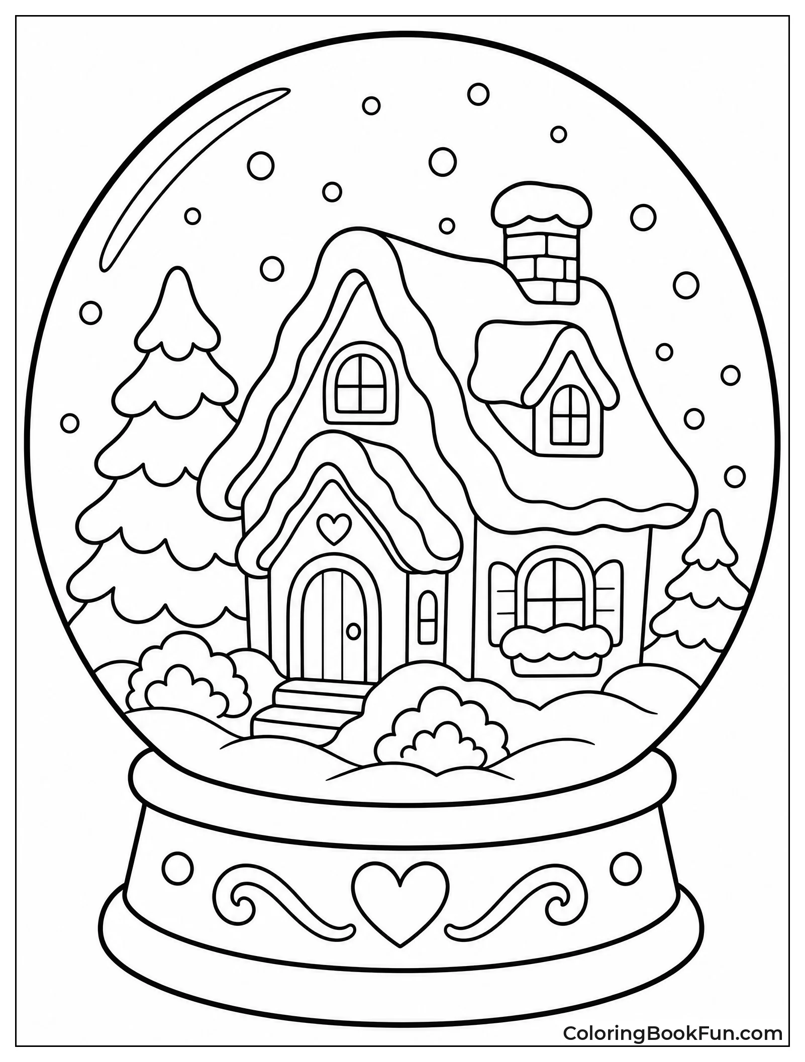 Snowy Cottage in Globe