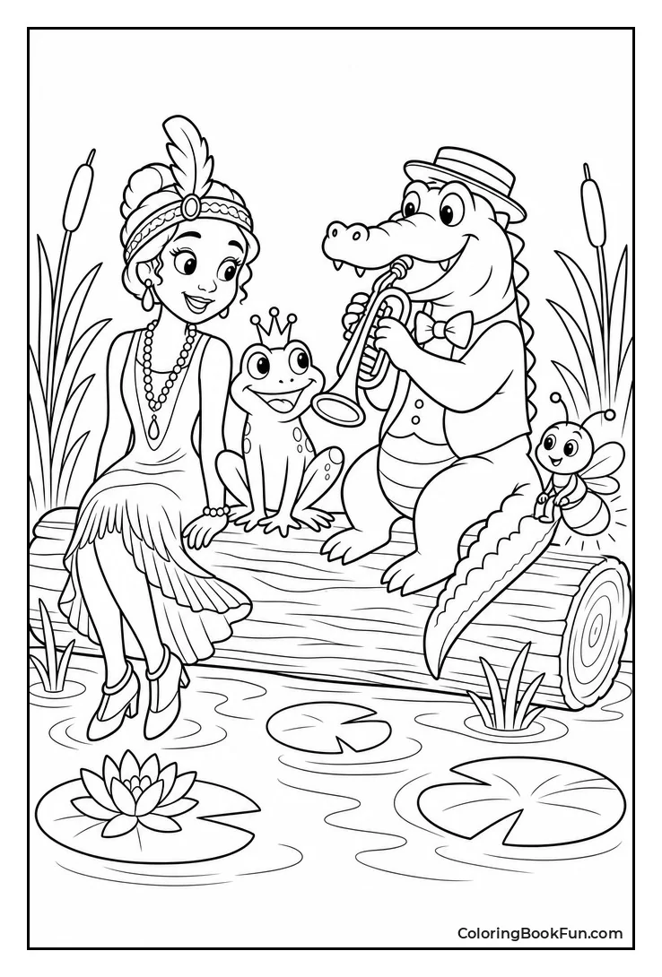 Friends Sitting on Log