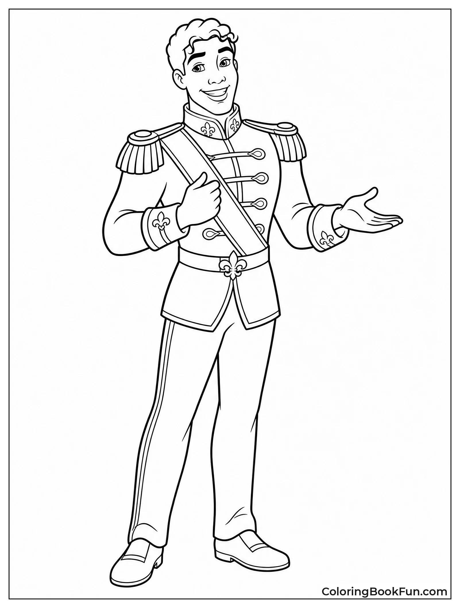 Prince in Royal Military Uniform