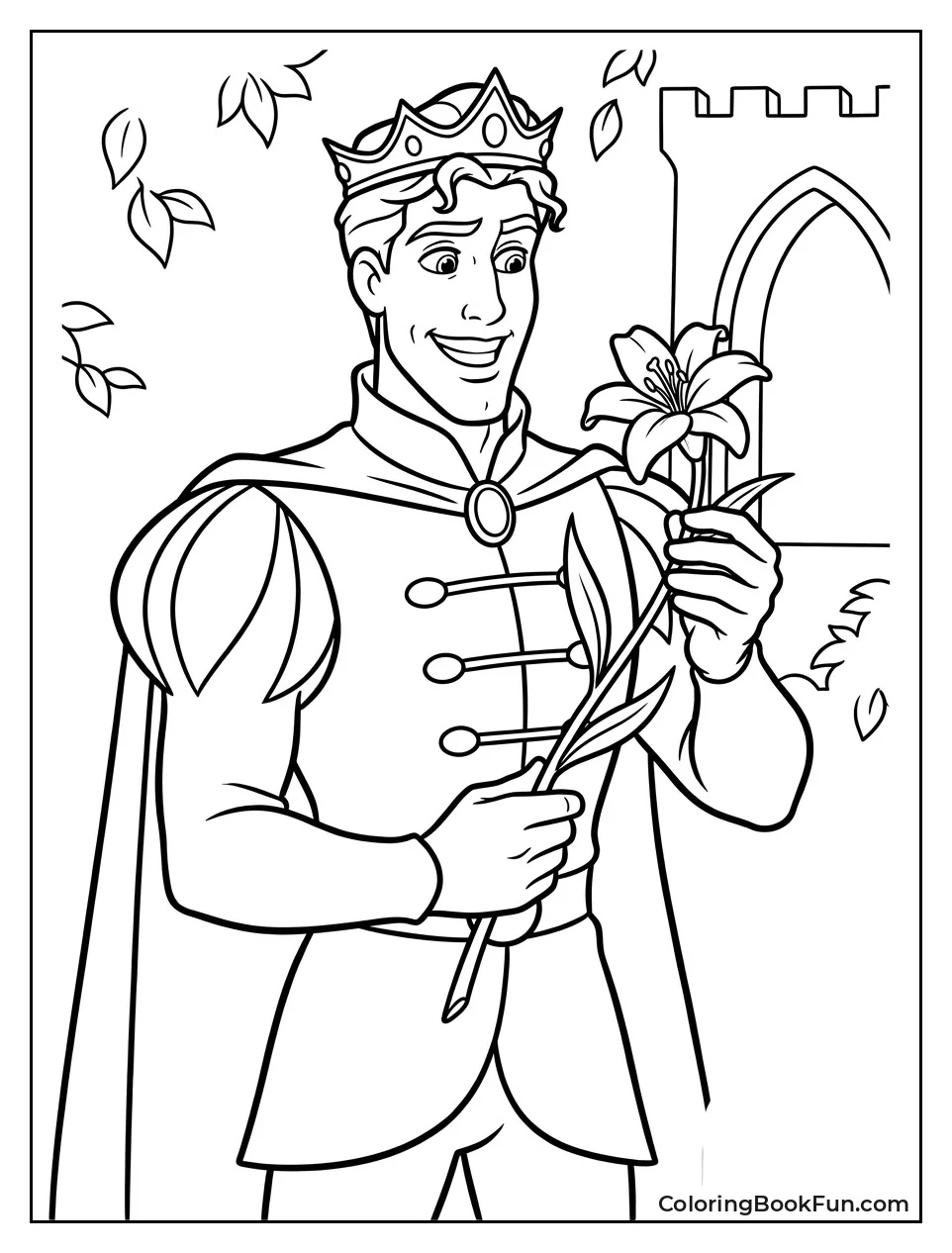 Prince Holding a Lily