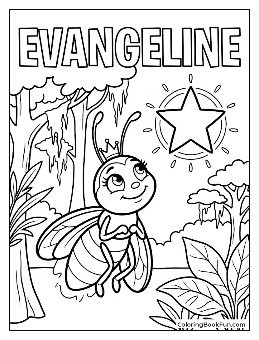 Firefly Looking at Evening Star