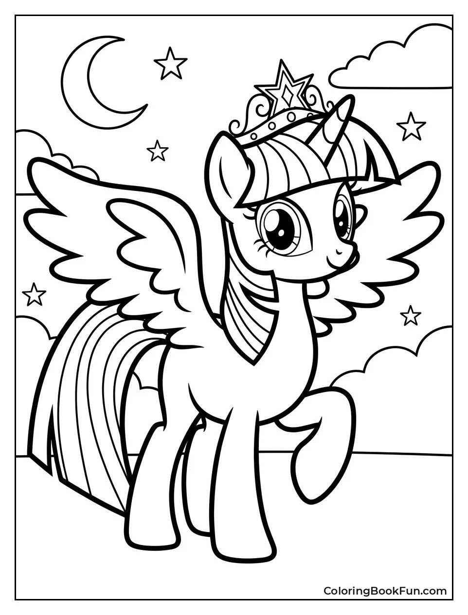 Princess Twilight Wearing Royal Crown