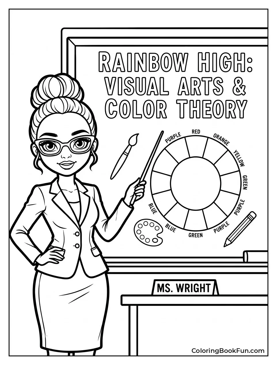 Ms Wright Teaching Color Theory