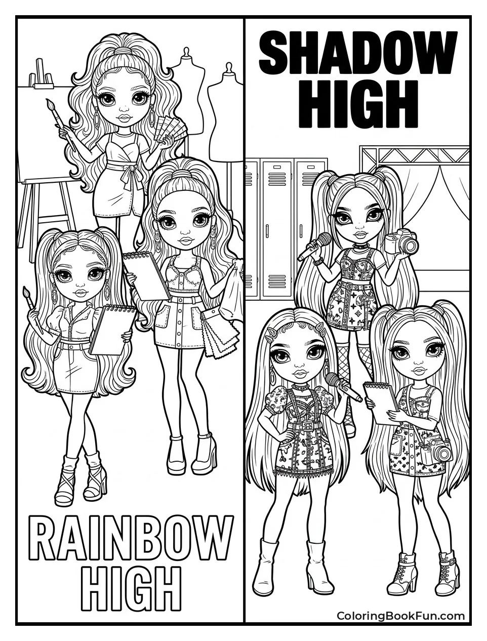 Rainbow High Meets Shadow High