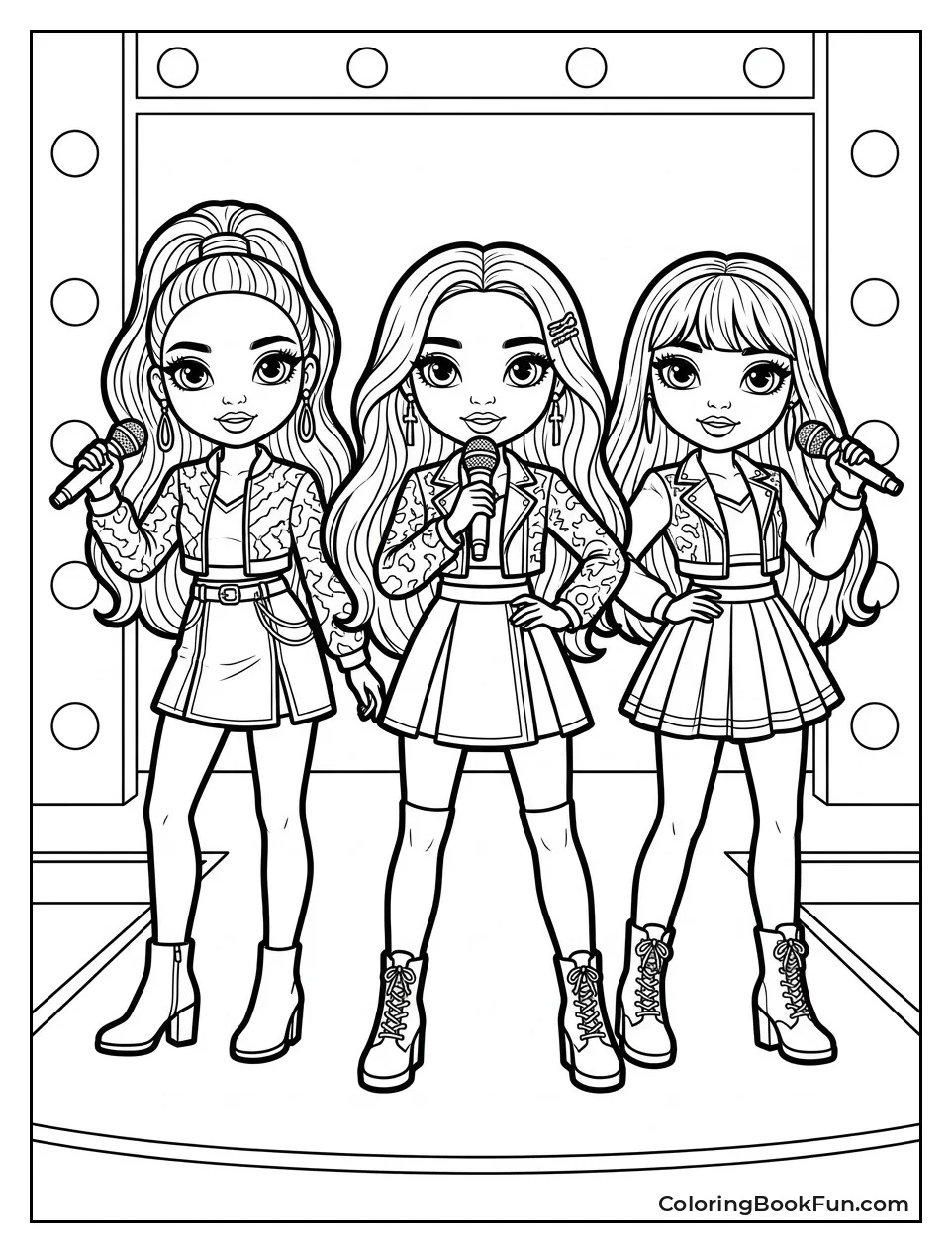 Royal Three in K Pop Outfits
