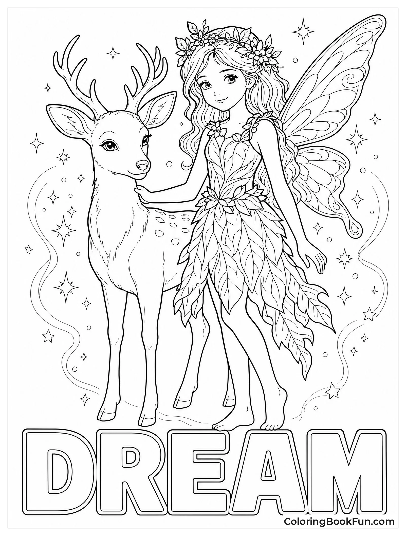 Girl with Ethereal Wings