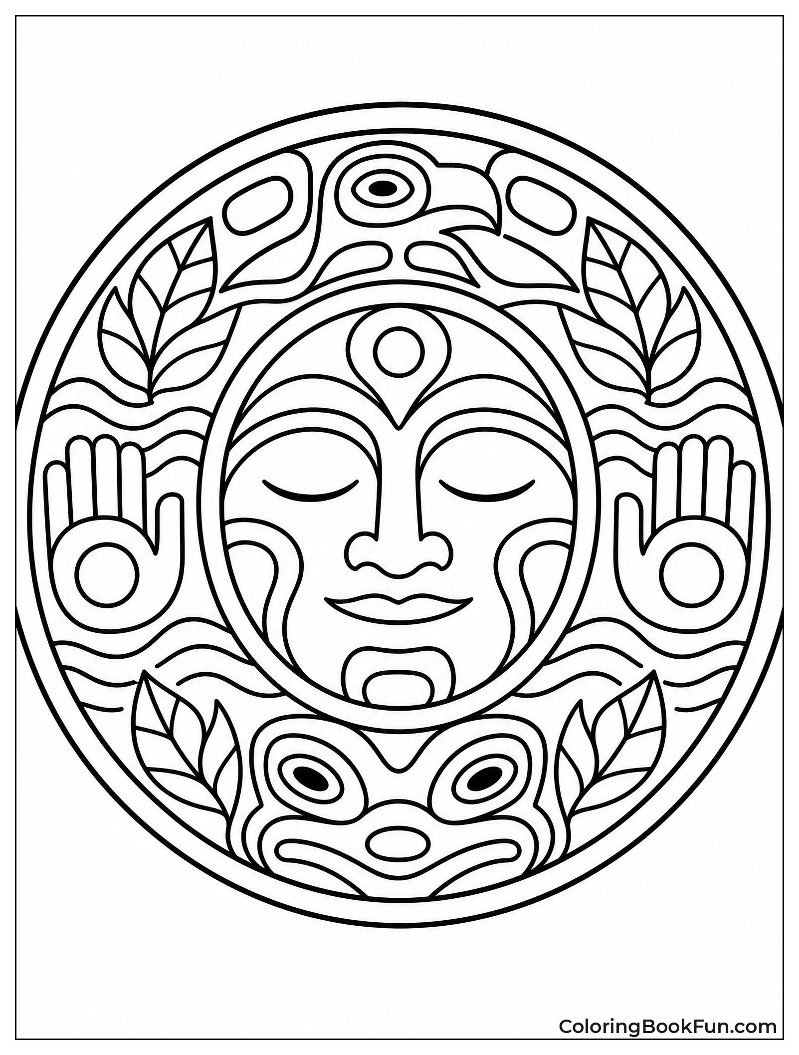 Bold Shapes in Totem Pattern