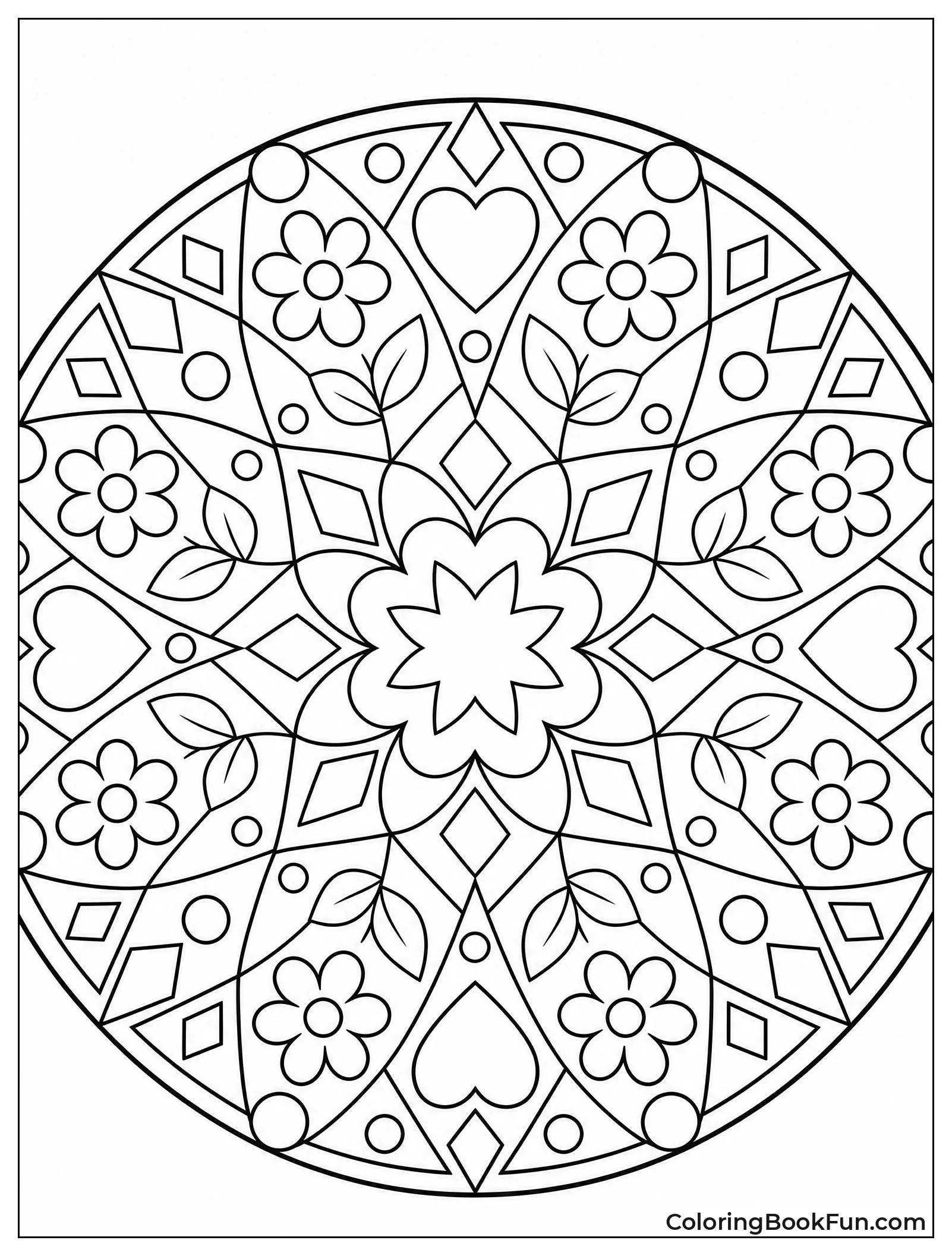 Multi Faceted Kaleidoscope Pattern