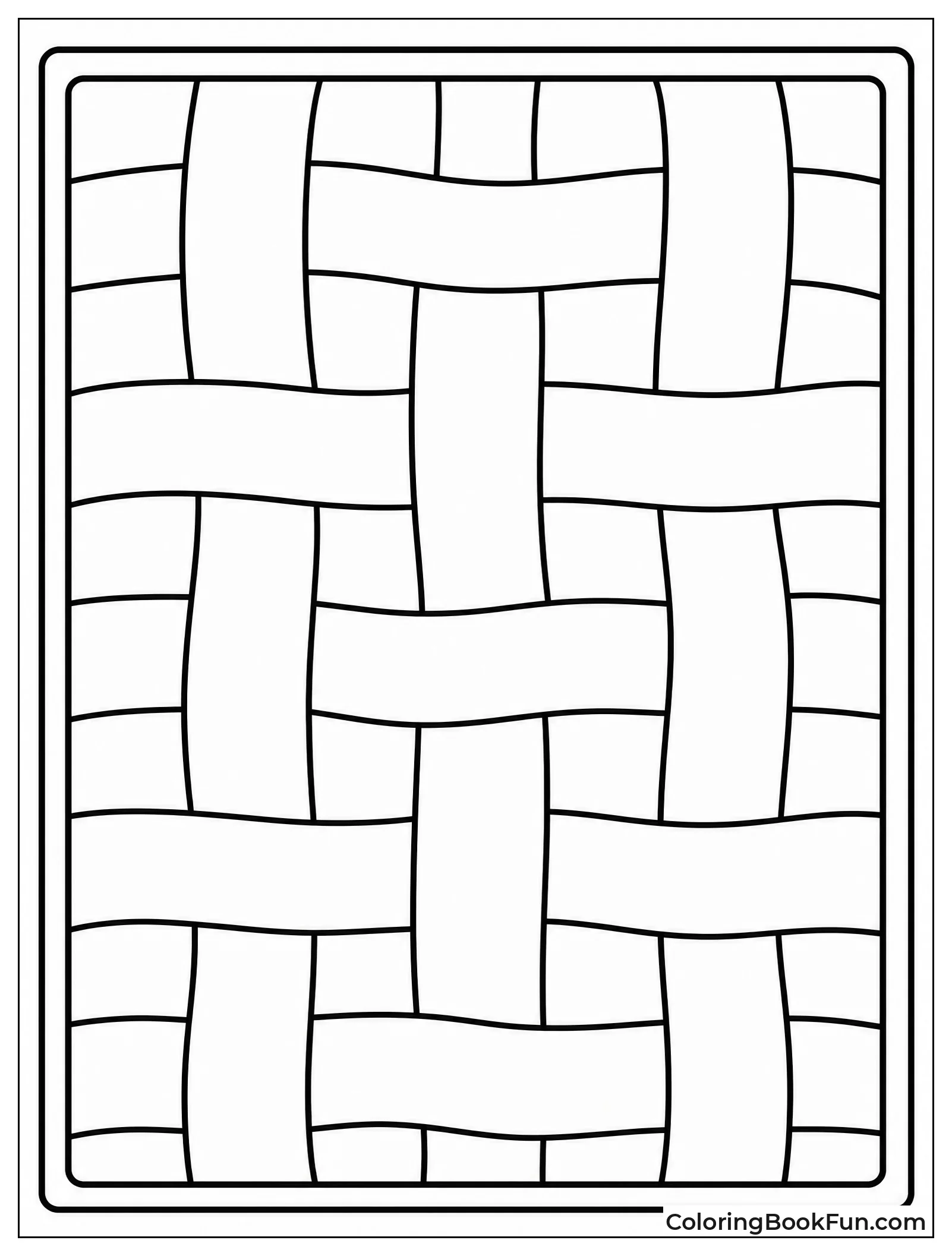 Intersecting Lines like Woven Fabric