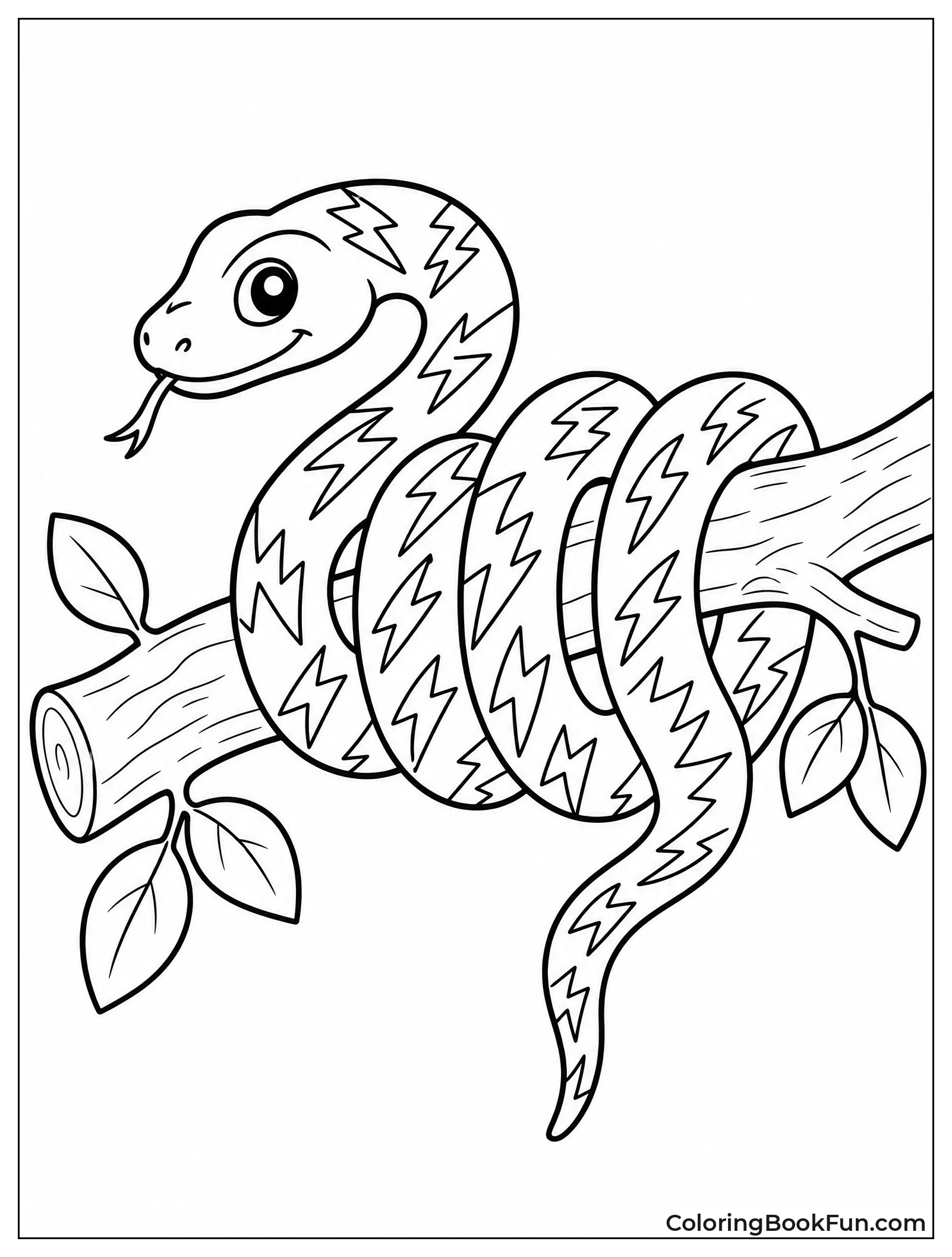 Green Snake Loops On Branch