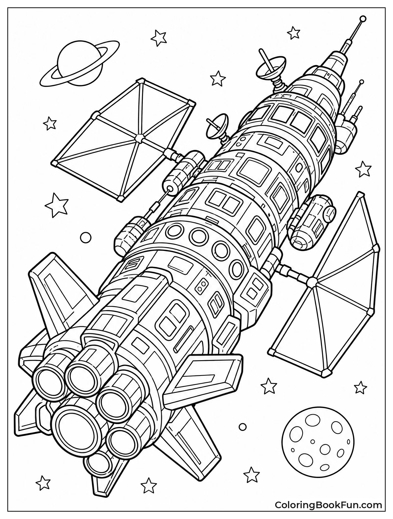 Huge Colony Ship in Space