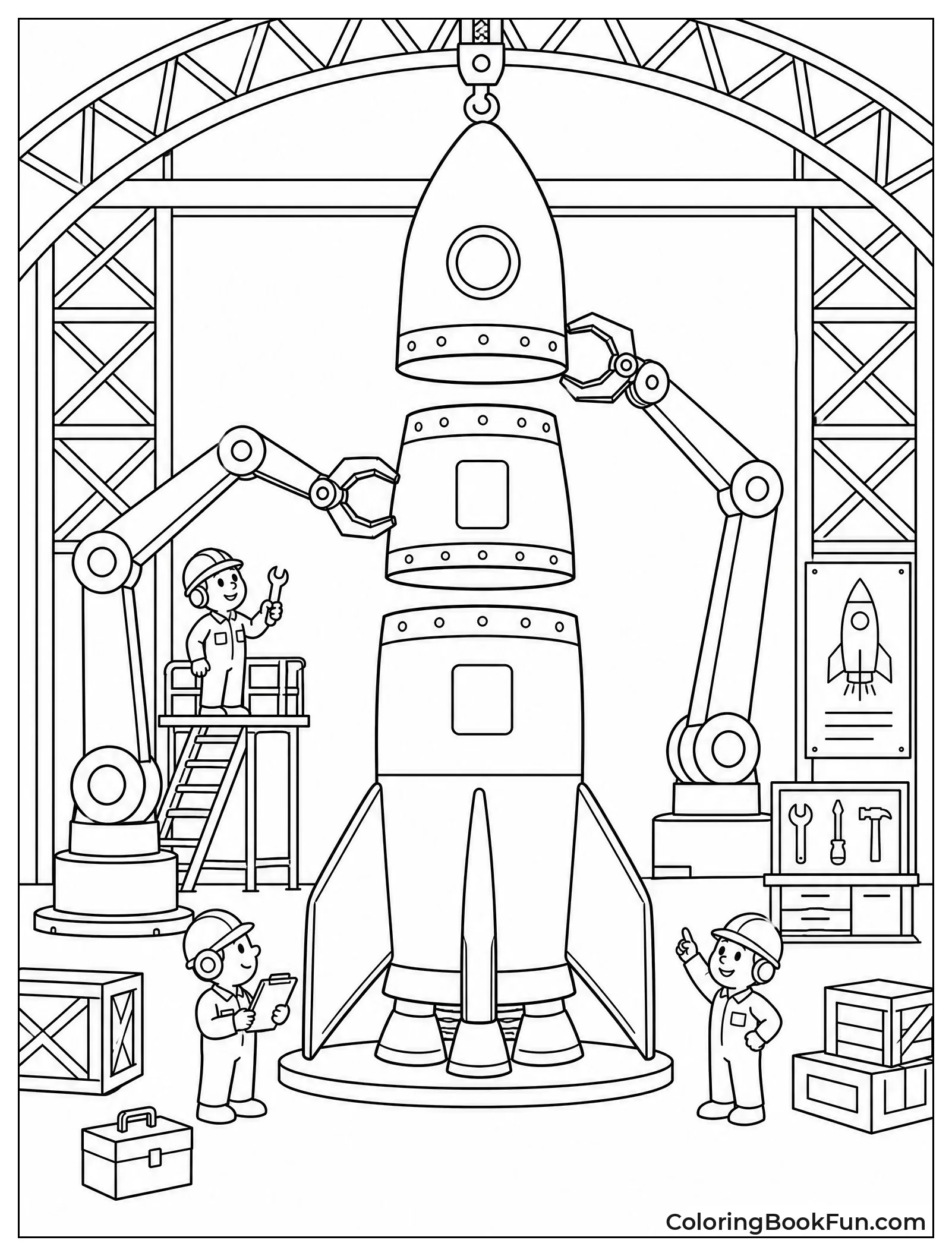 Building a Giant Rocket in Hangar