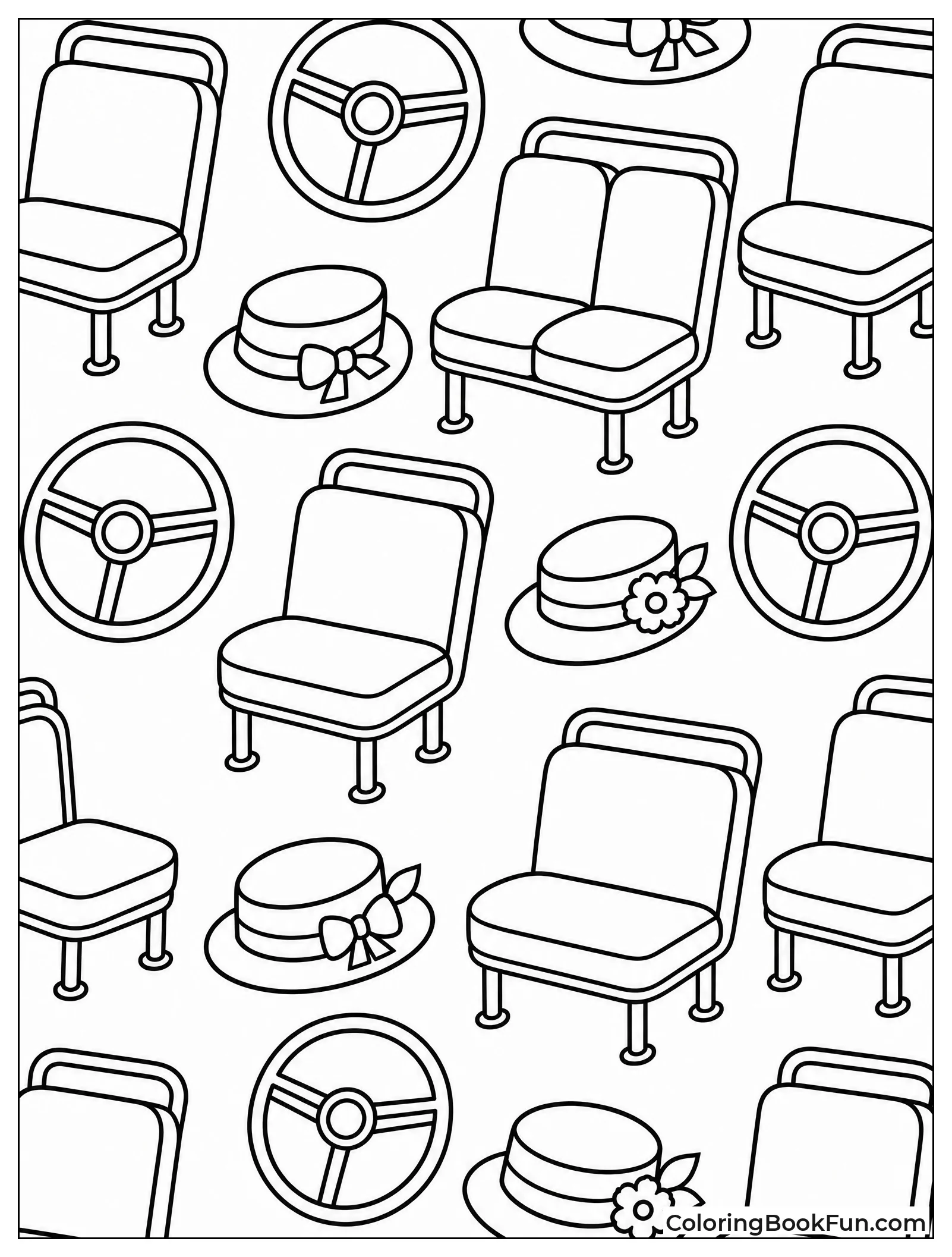Pattern of Seats and Hats