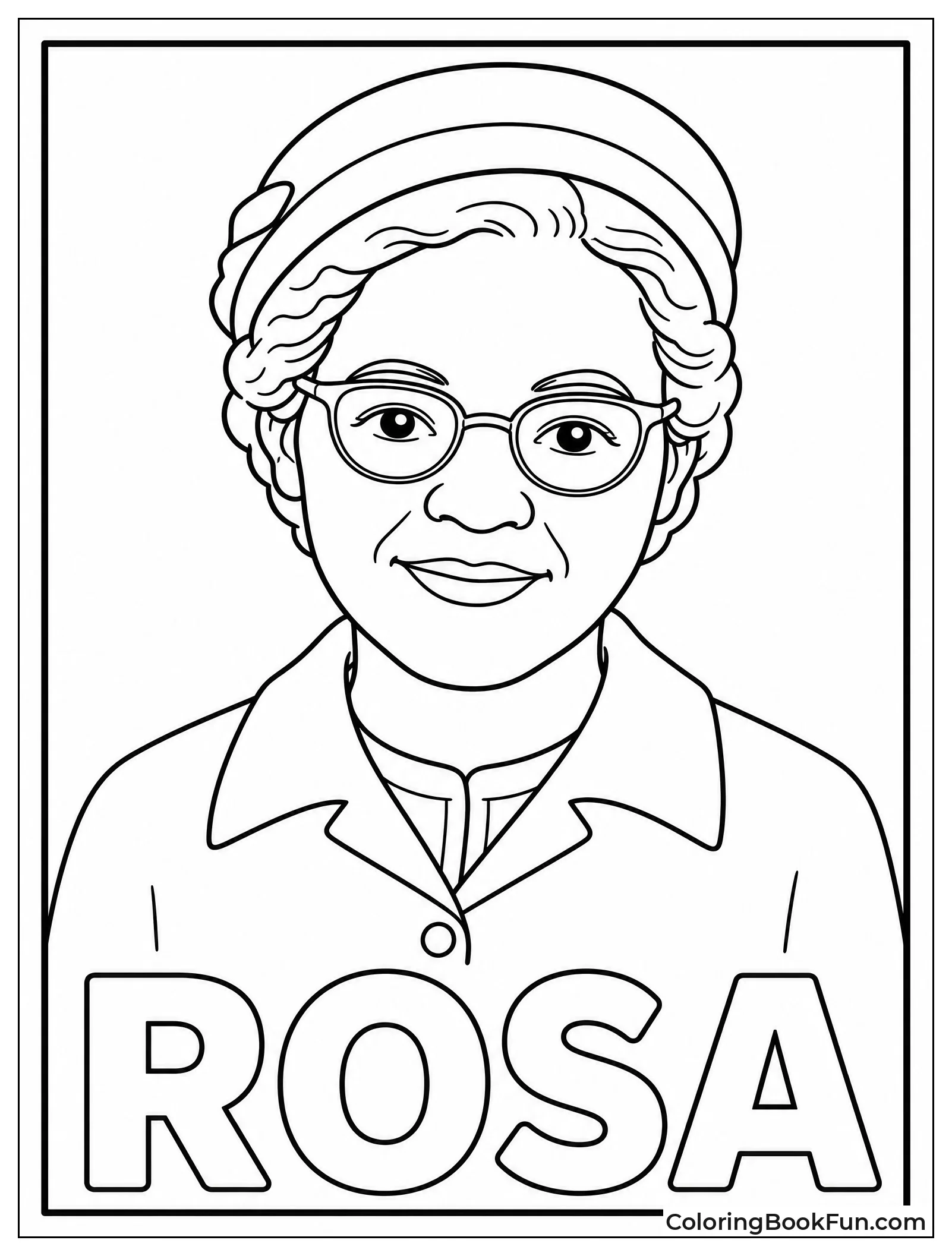 Friendly Rosa Wearing Her Hat