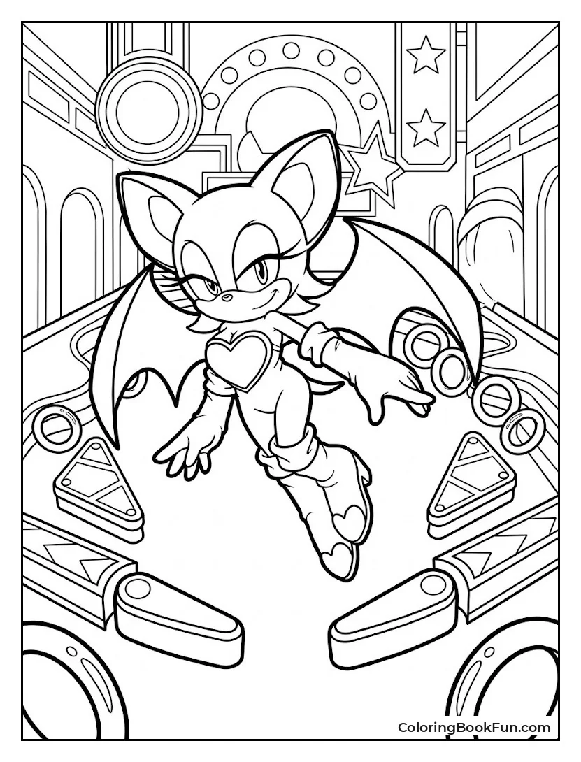 Rouge Flies Through Bright Casino Park