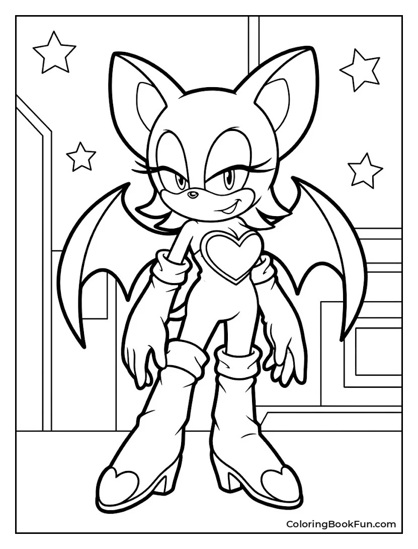 Rouge Wears Her Classic Jumpsuit
