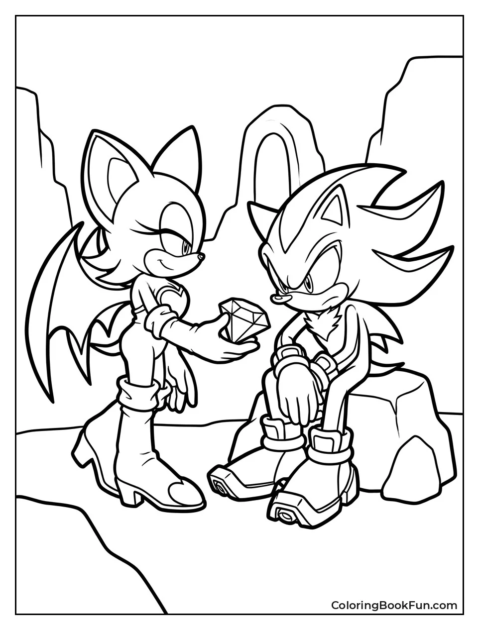 Rouge Hands Emerald to Shadow