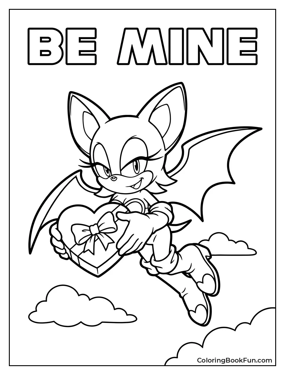 Rouge Flies with Giant Heart Box