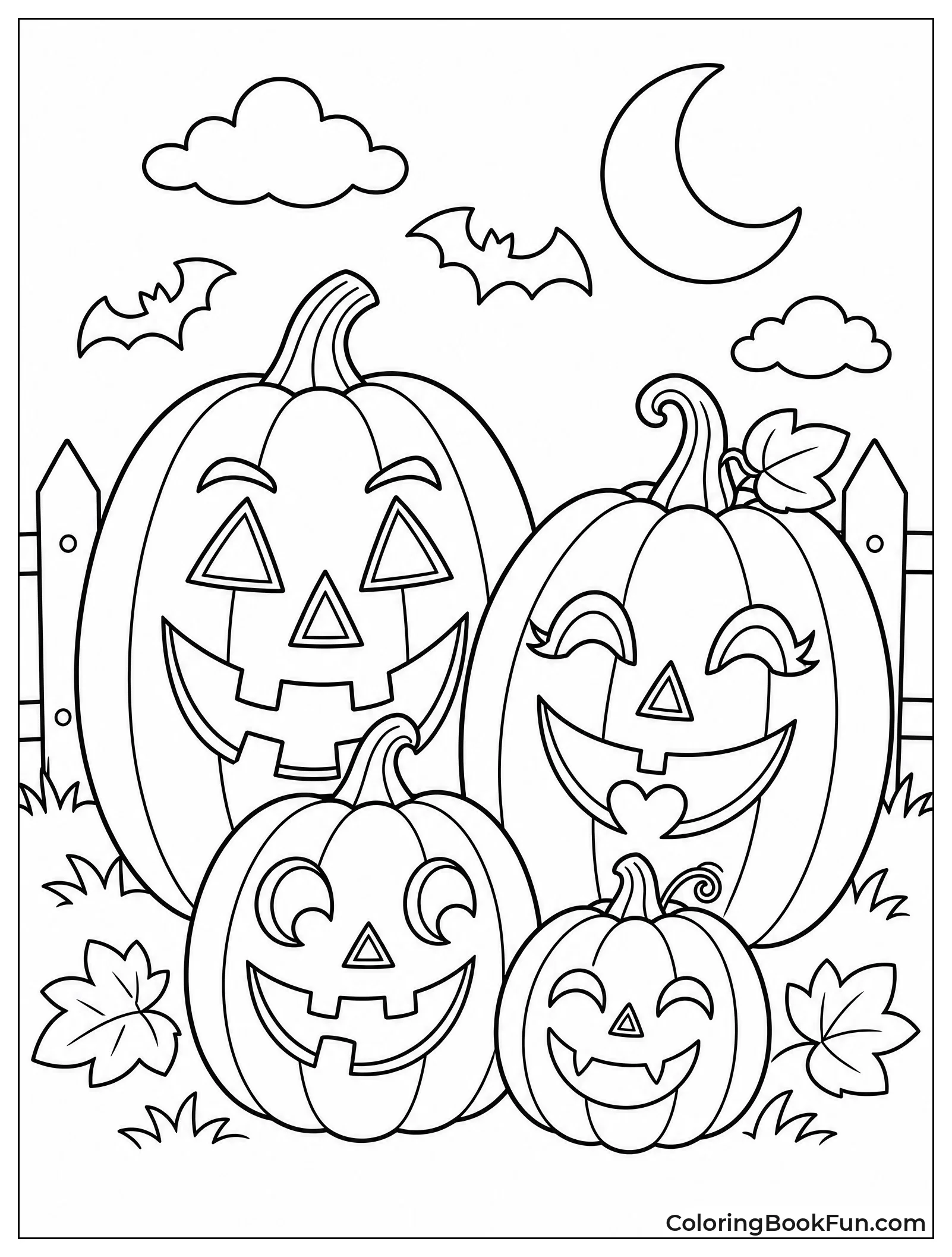 Family of Jack o Lanterns