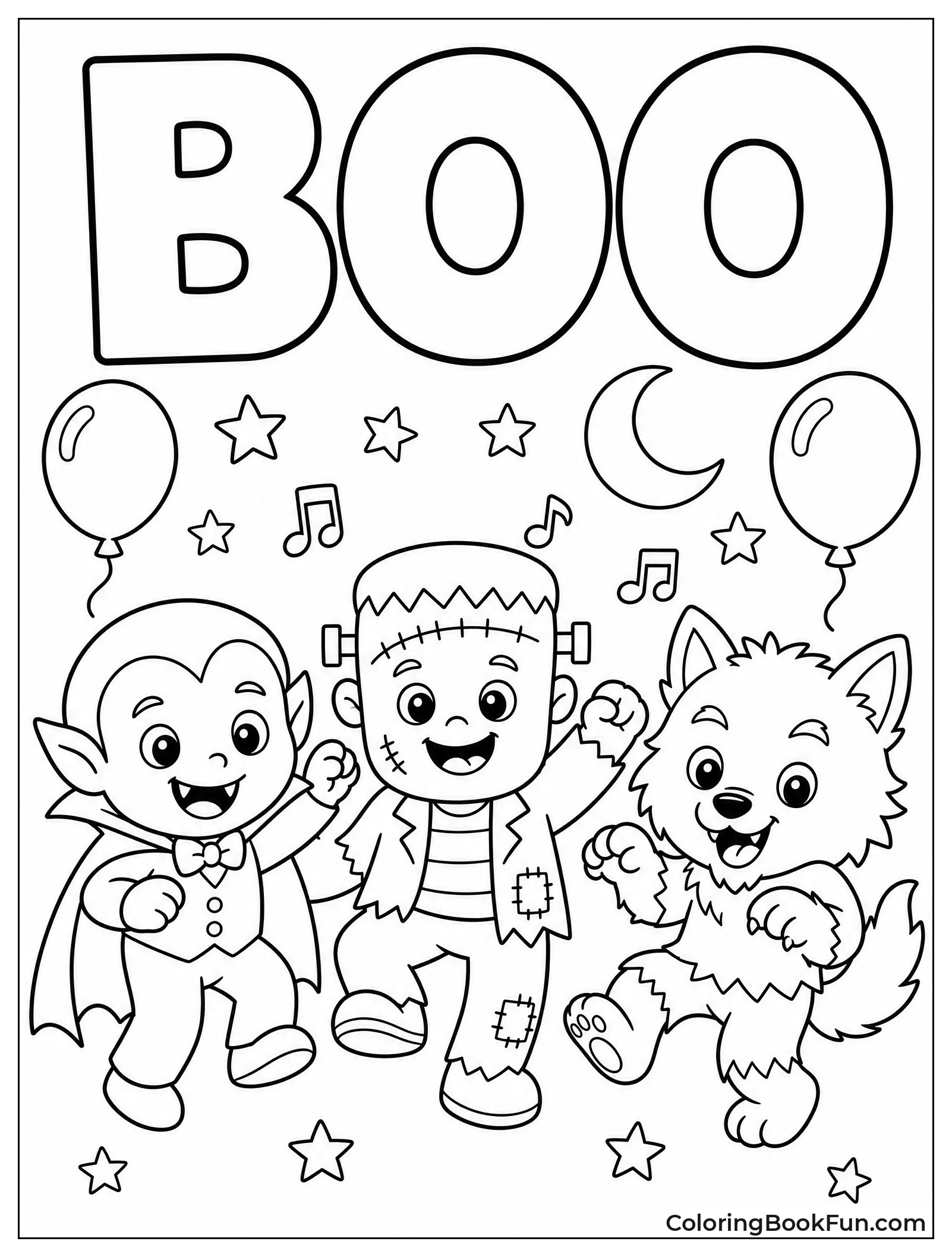 Monsters Dancing at a Party