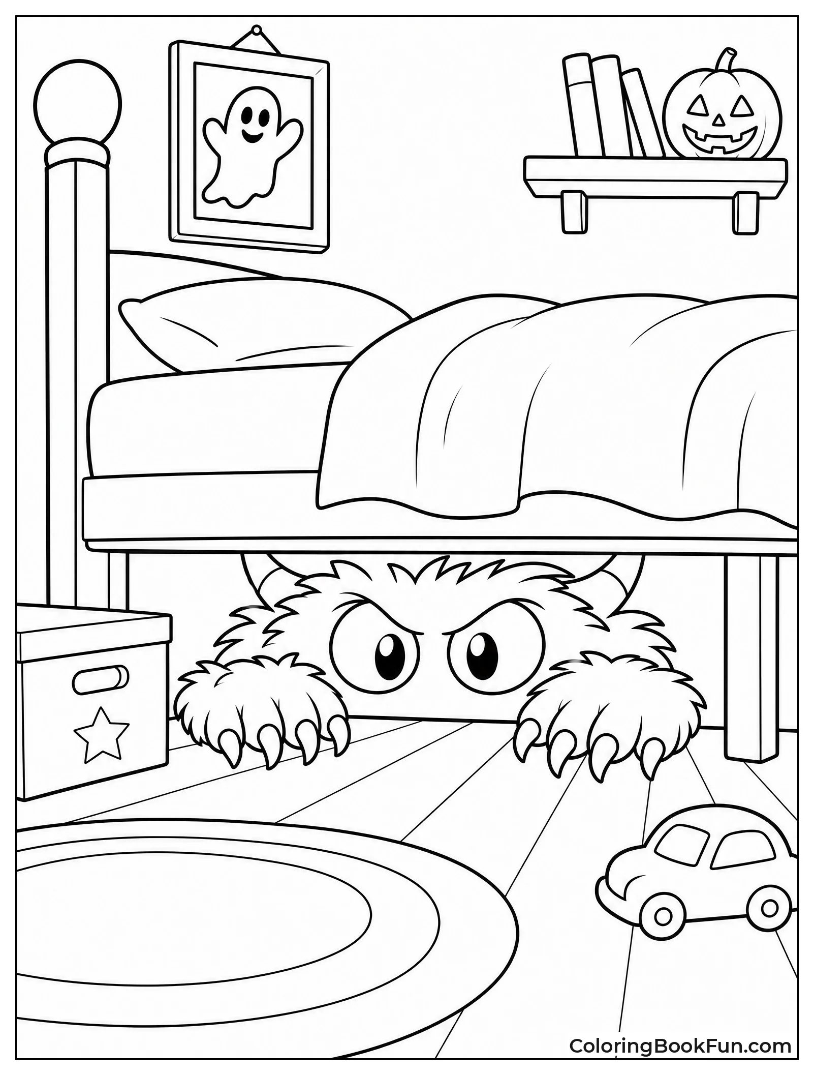 Monster Hiding Under the Bed