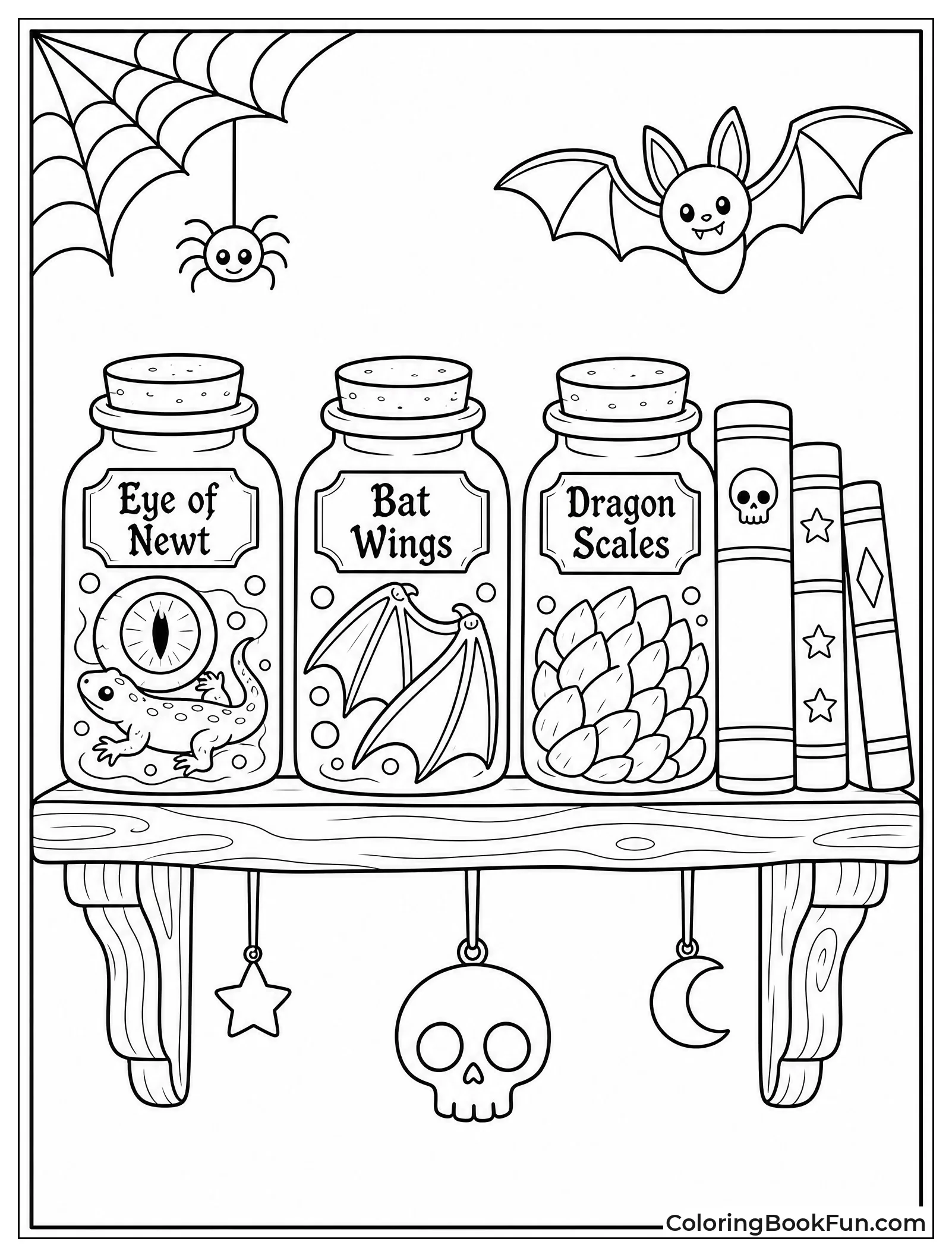 Shelf of Potion Ingredients