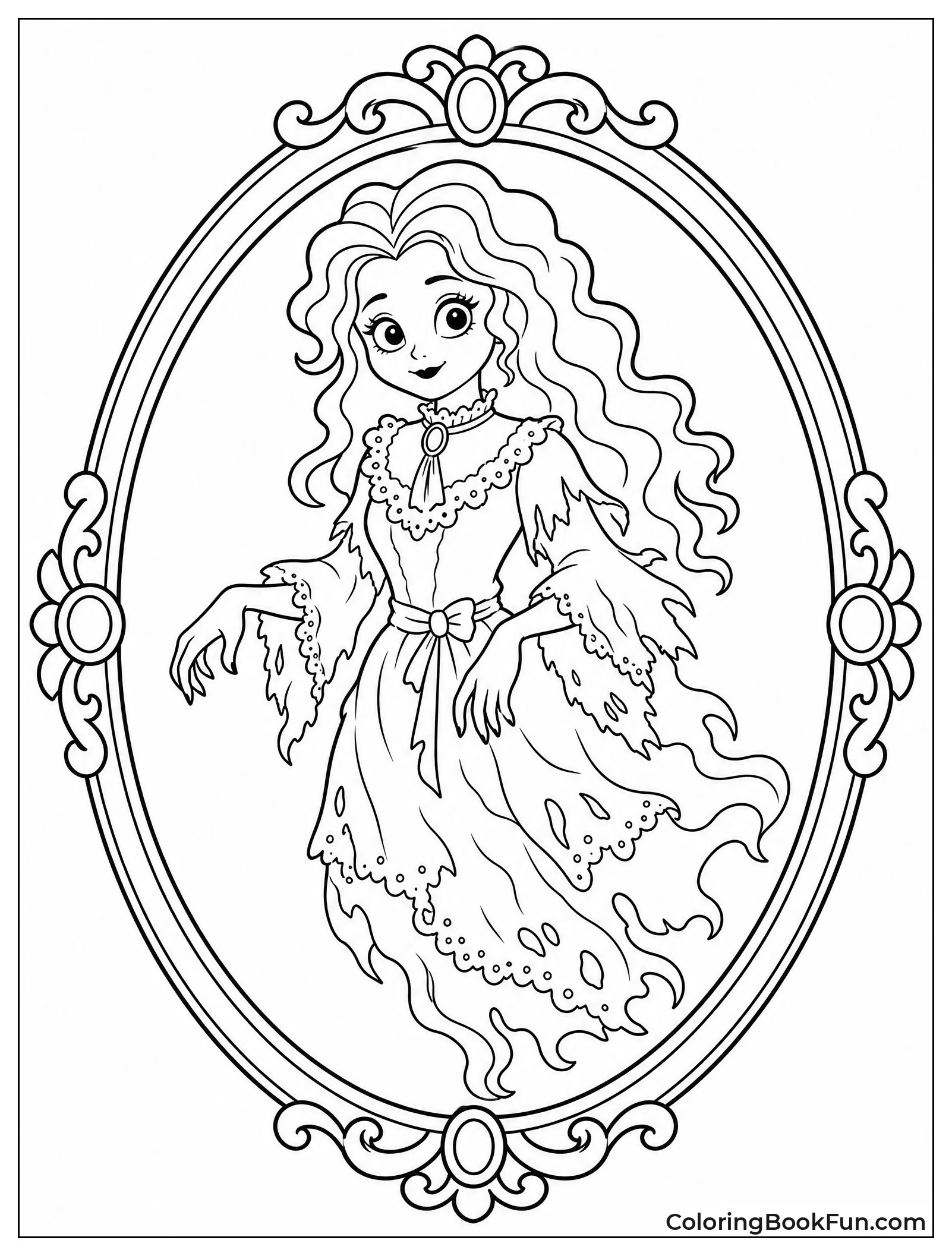 Victorian Ghost in Portrait
